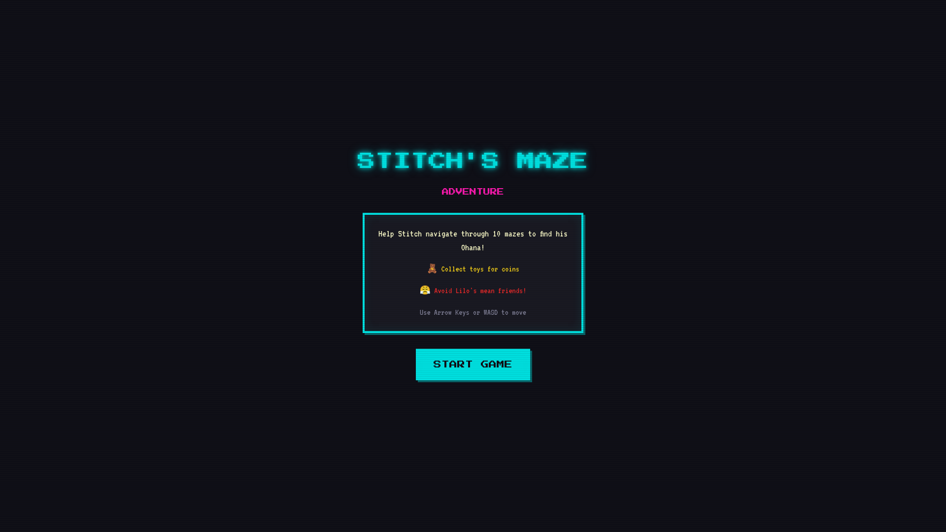 Stitch's Maze Adventure