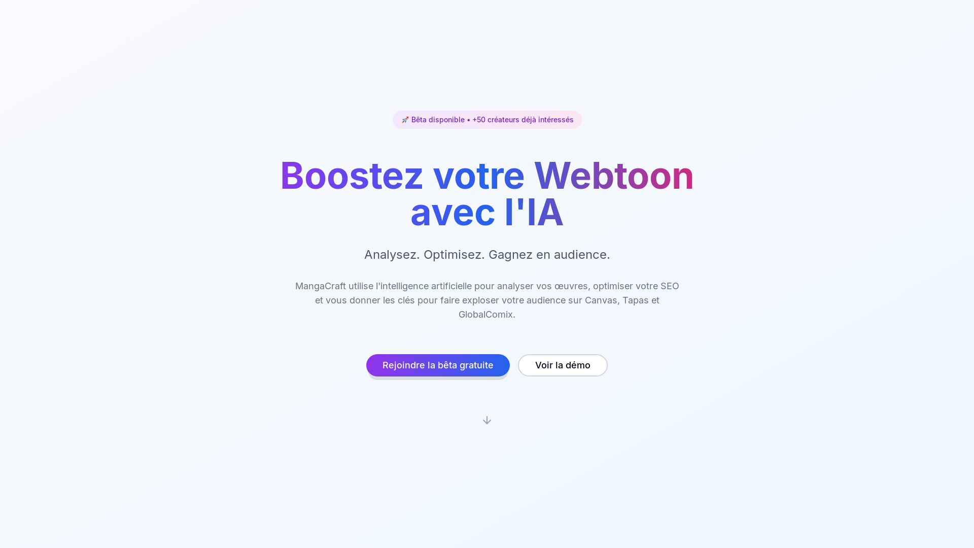 Show HN: MangaCraft – SaaS that audits Webtoon series using AI (SEO)