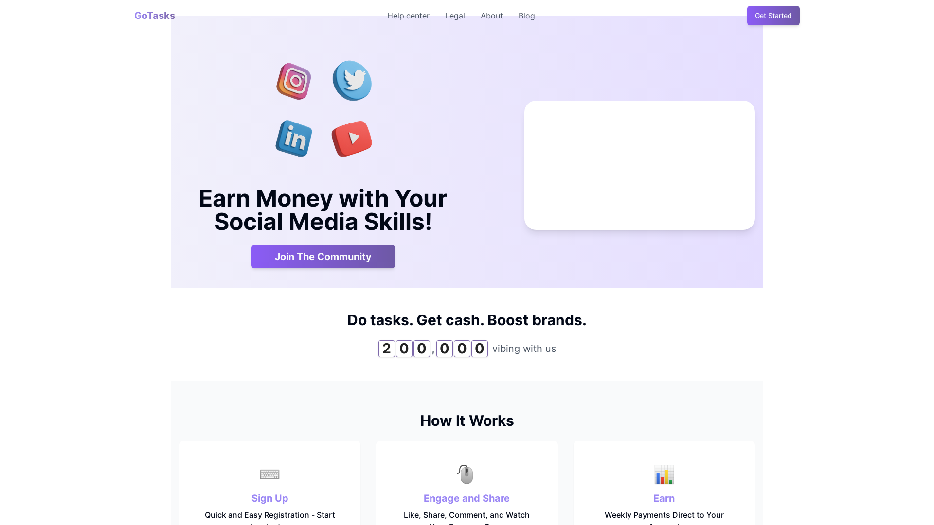 Community Social Media Marketing Platform