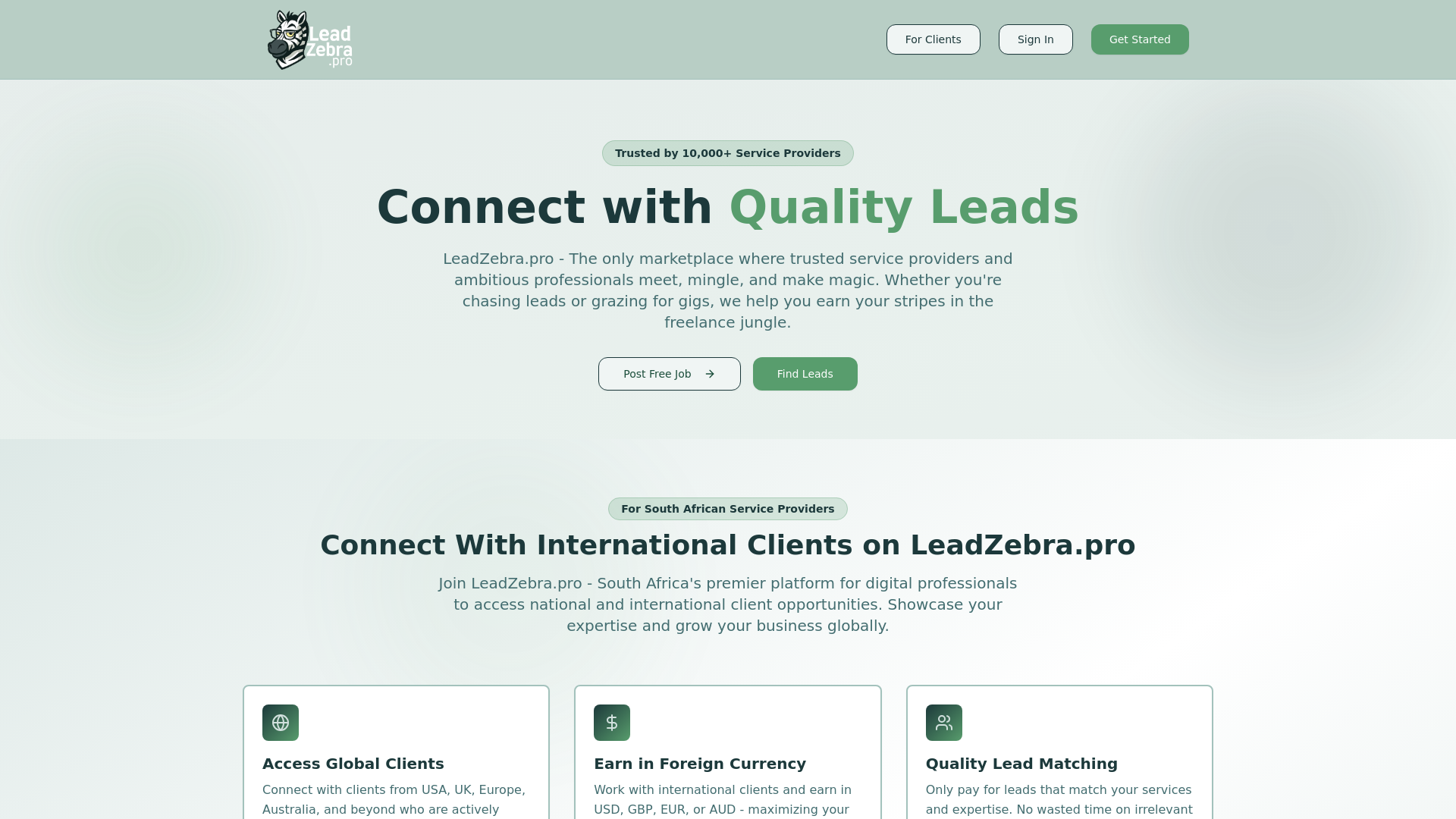 Lead Zebra - Connect with Quality Leads