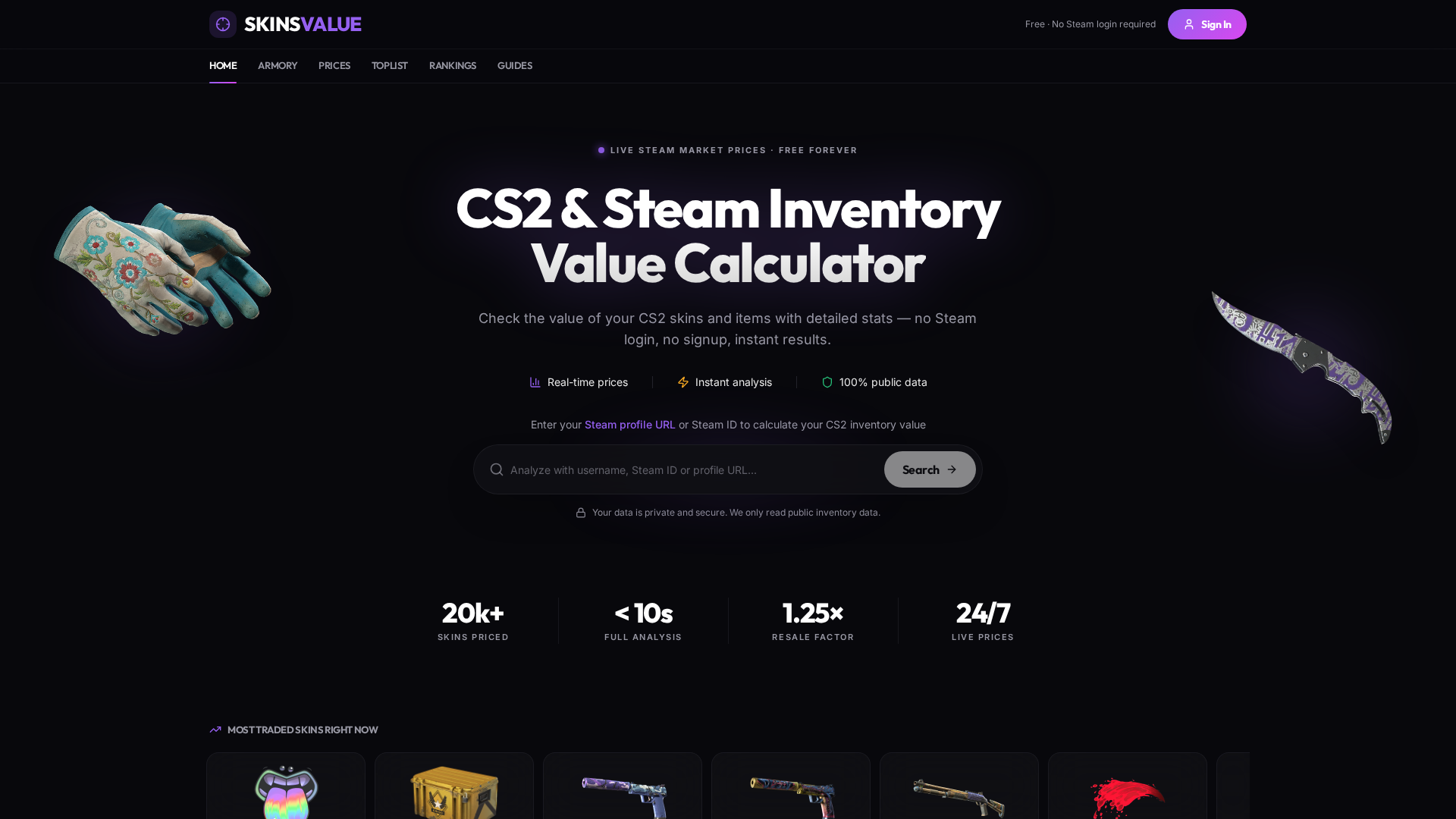 Sticker R Csggo CS:GO Skin Price Checker — Live Steam Market Prices | SkinsValue