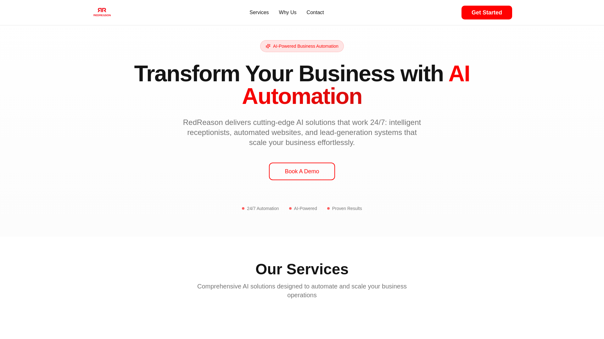 Red Reason RedReason - AI Automation for Your Business