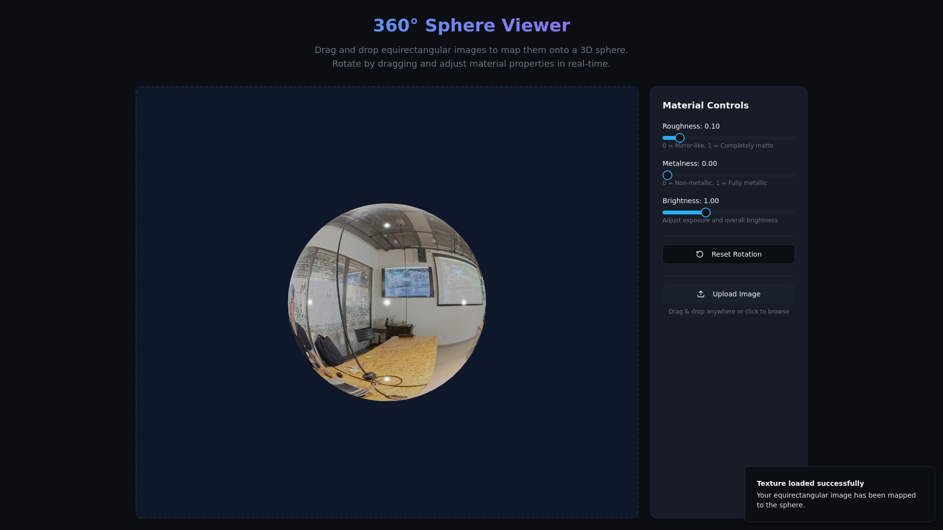 360 Sphere Viewer