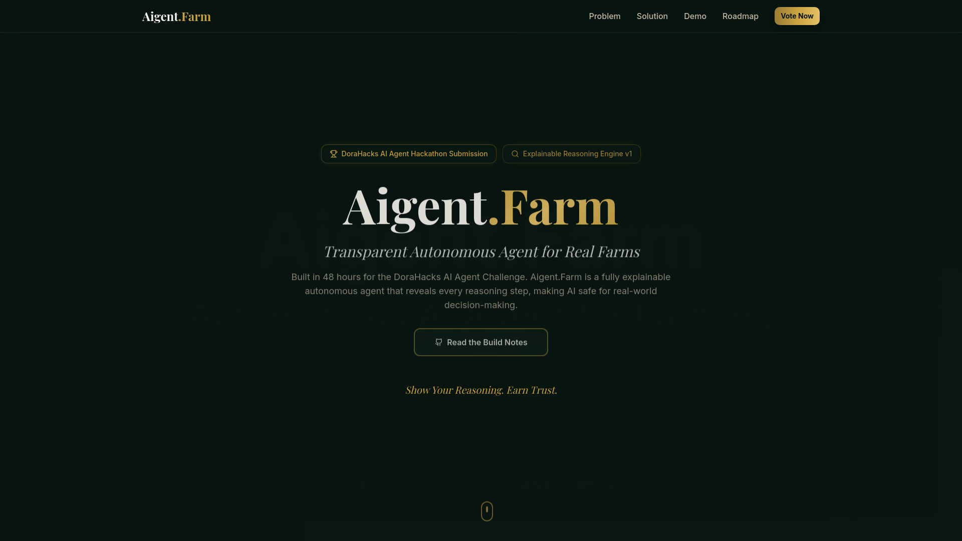 Aigent.Farm — Autonomous AI Agent for Farmland