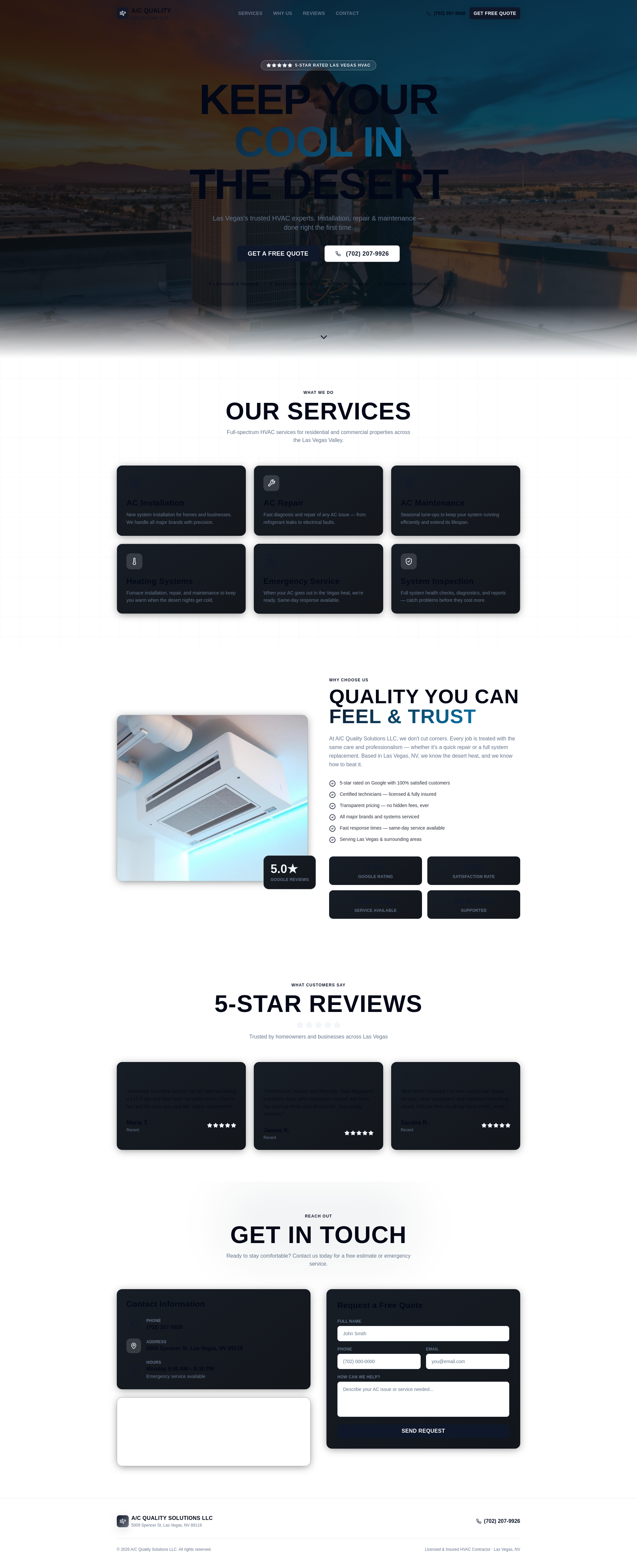 A/C Quality Solutions LLC cover