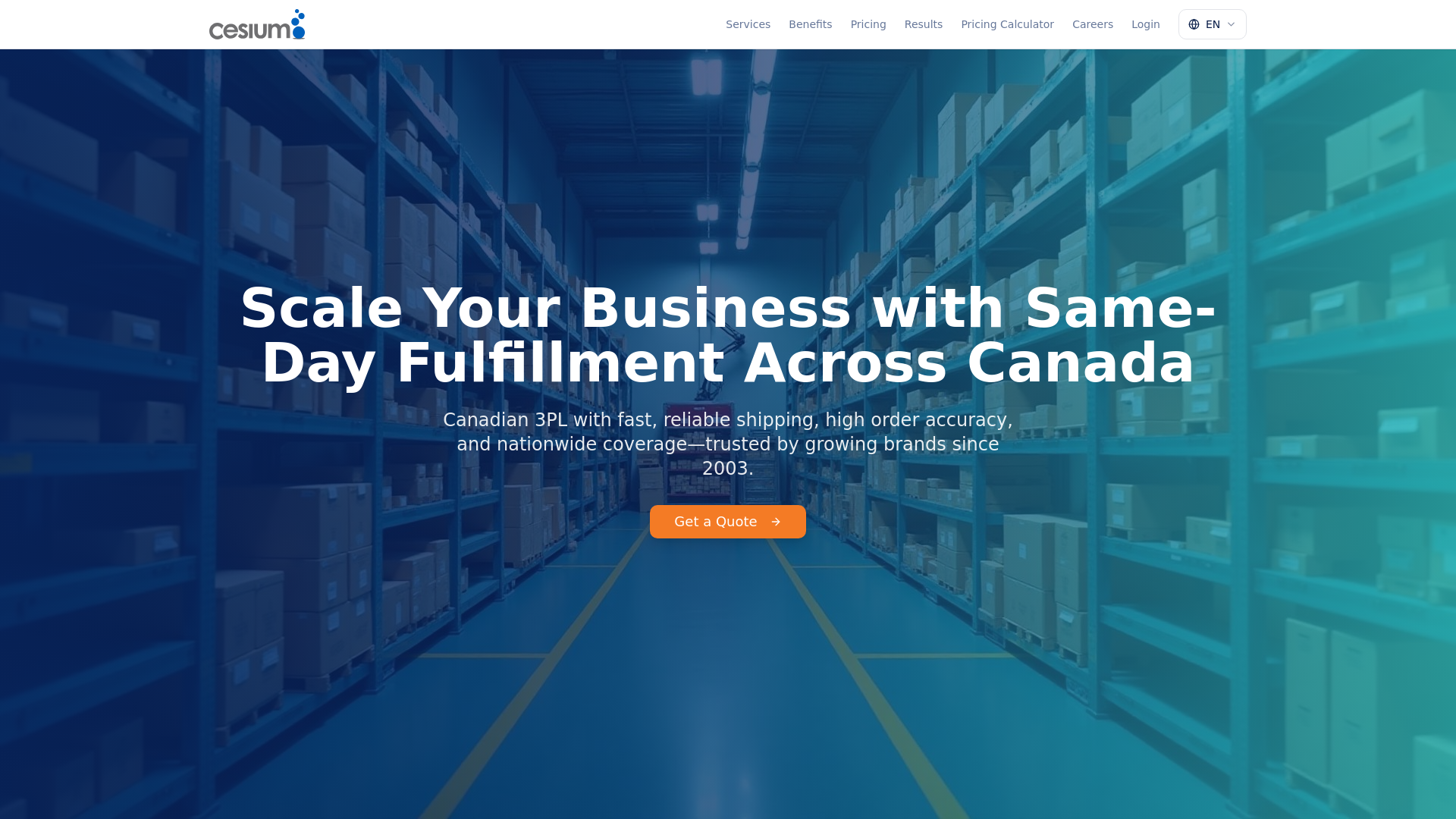 Canadian 3PL Services | Cesium - Canada's Premier Electronics Distributor