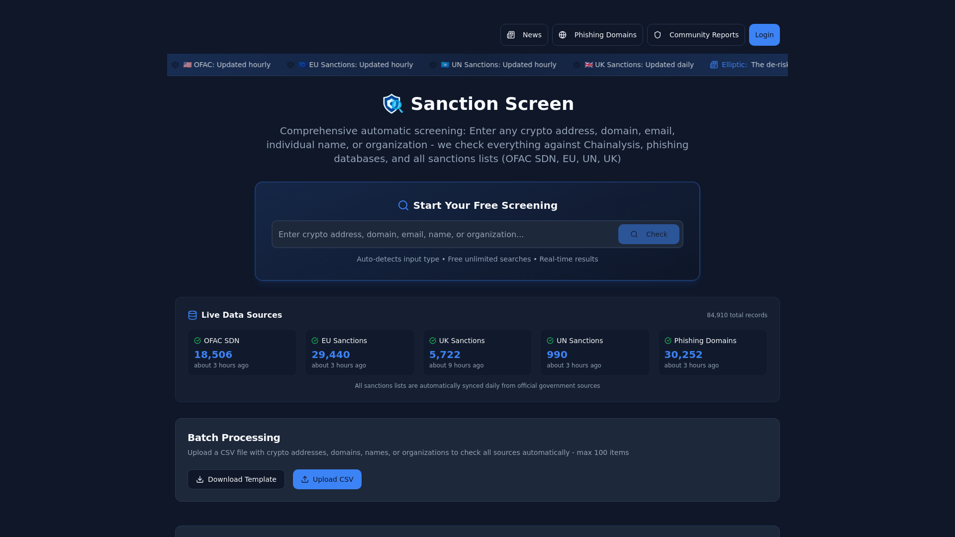 Crypto Compliance & Sanctions Blog | Sanction Screen