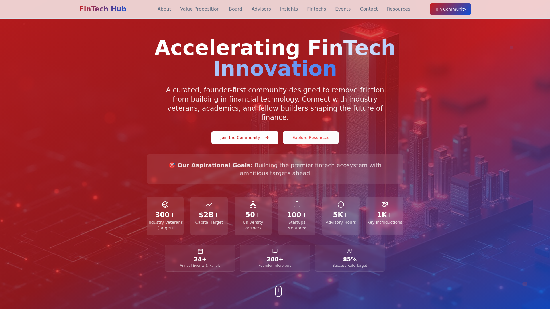 FinTech Hub - Accelerating Innovation in Financial Technology