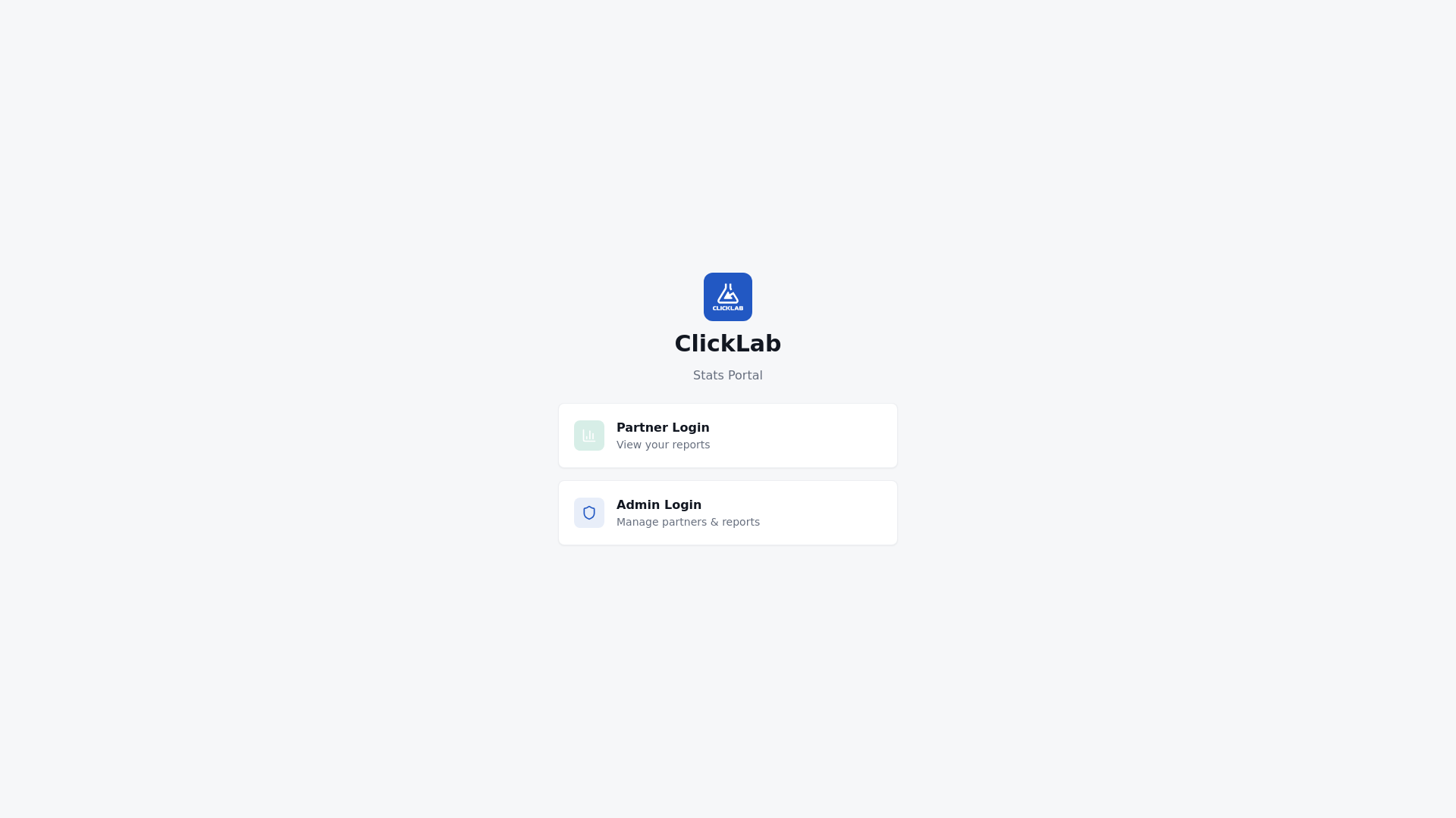 ClickLab - Stats Portal