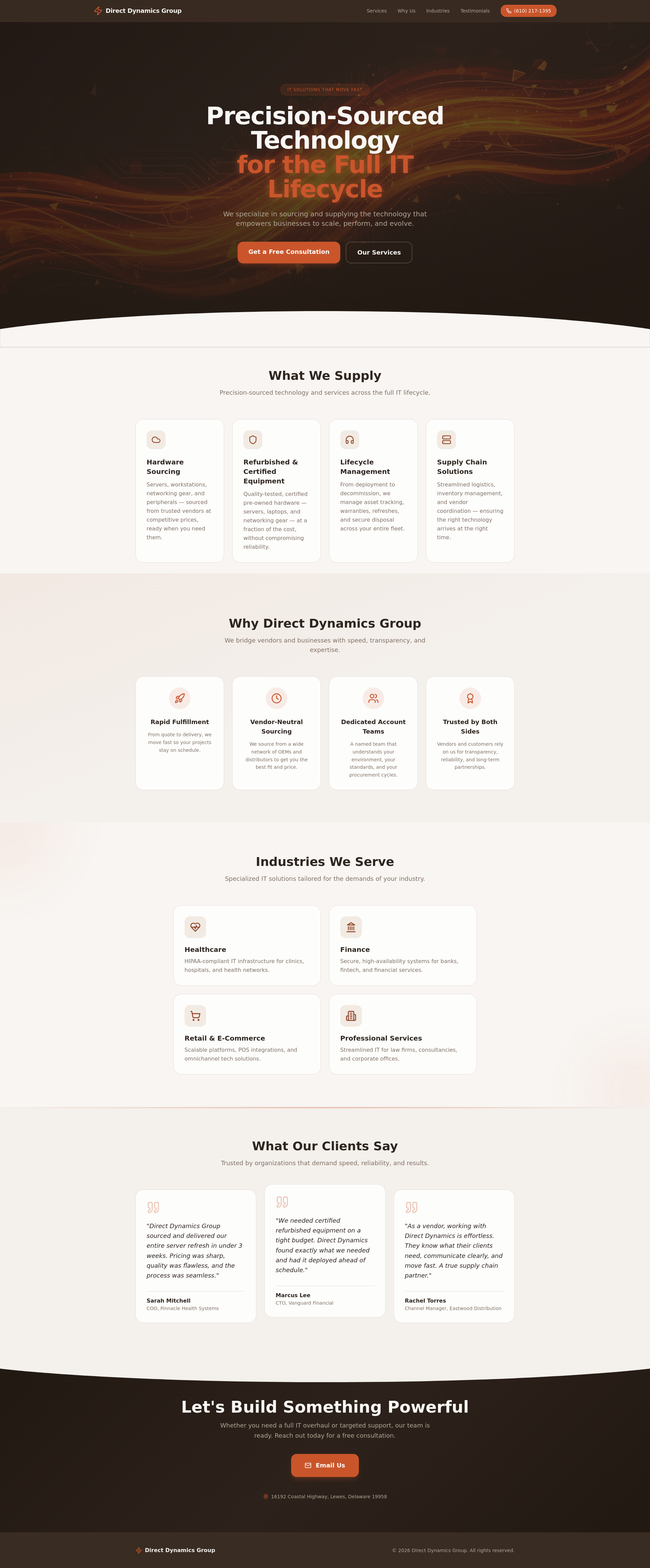Direct Dynamics Group | IT Services & Technology Solutions