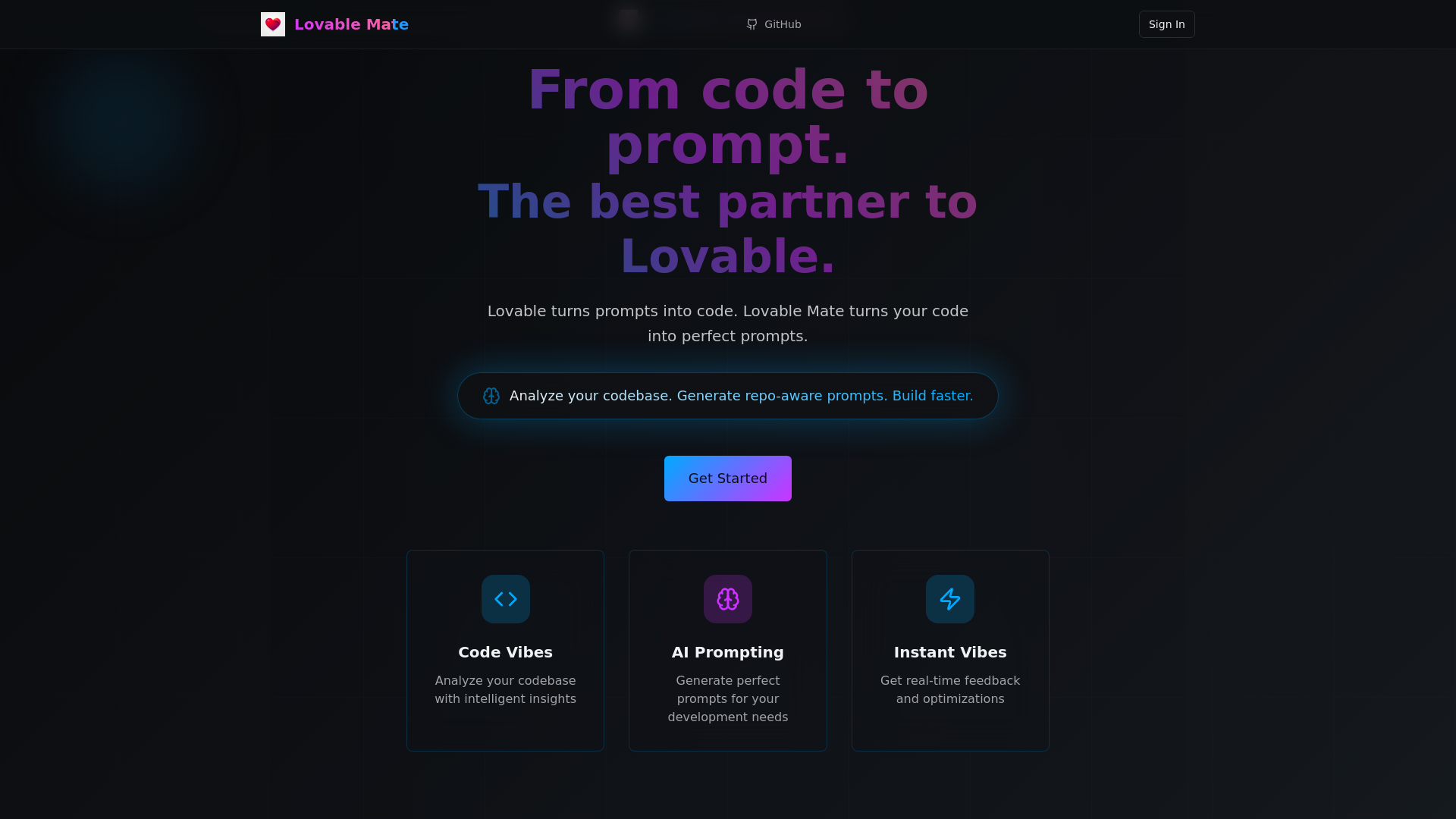 Lovable mate - Code like you are a senior infra engineer