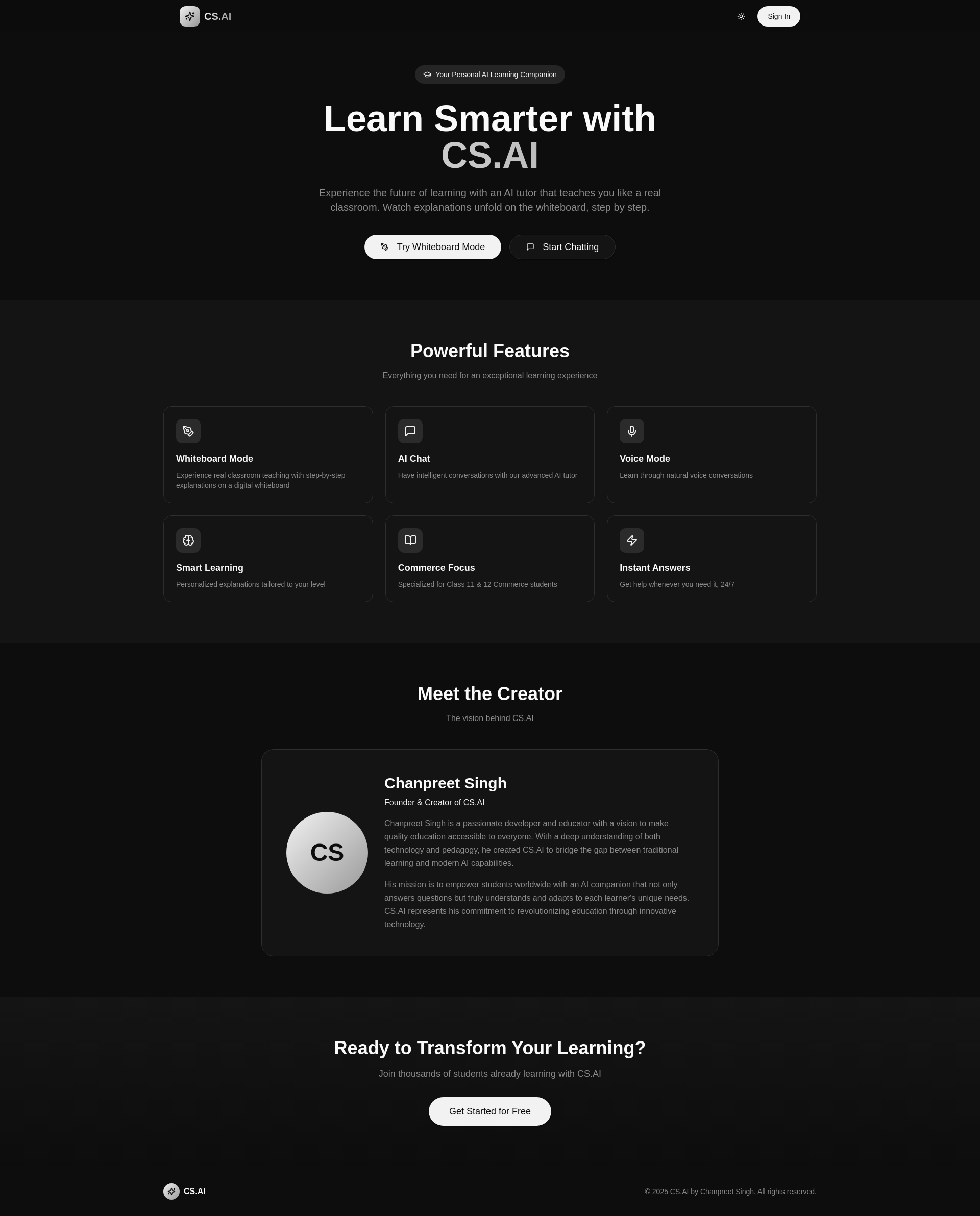 CS.AI - Your Academic Intelligent Assistant