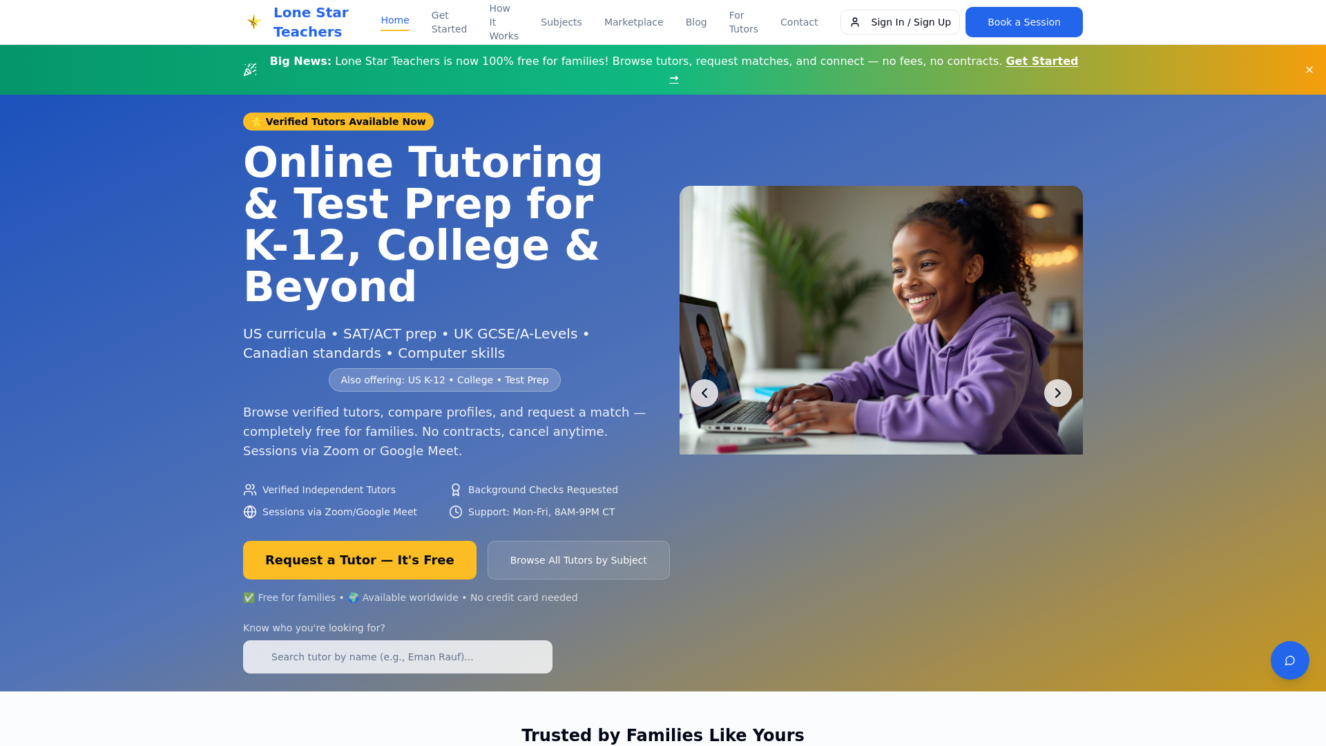 Online Tutoring & Test Prep | US K-12, SAT/ACT, UK GCSE, A-Levels ...
