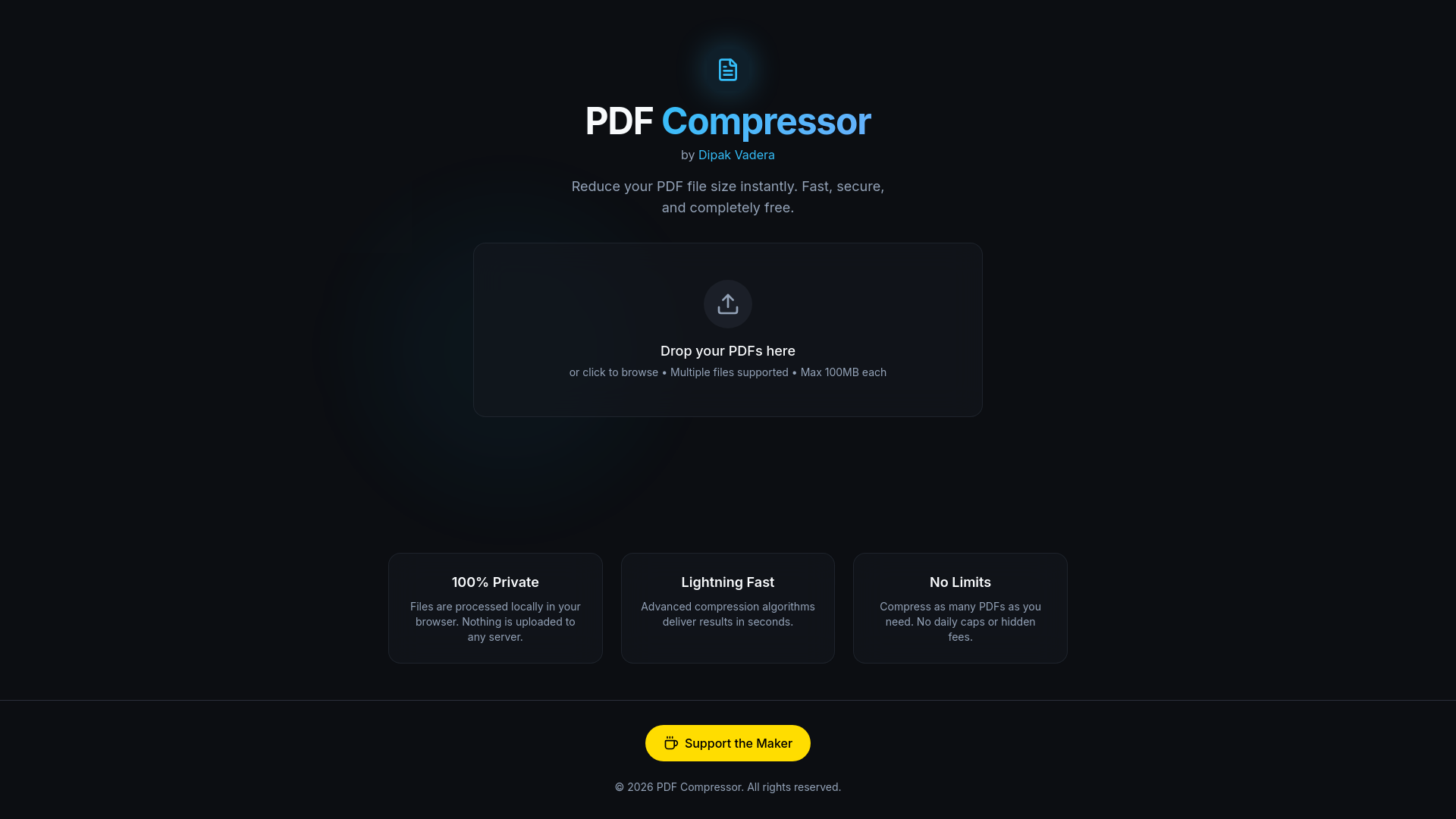 Compress PDF Files Free Online | PDF Compress