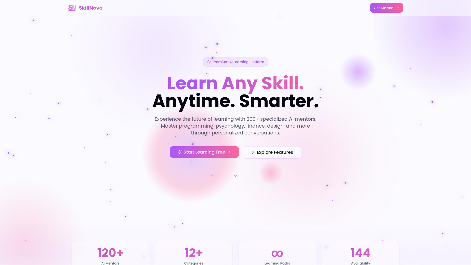 SkillNova - Learn Any Skill with AI