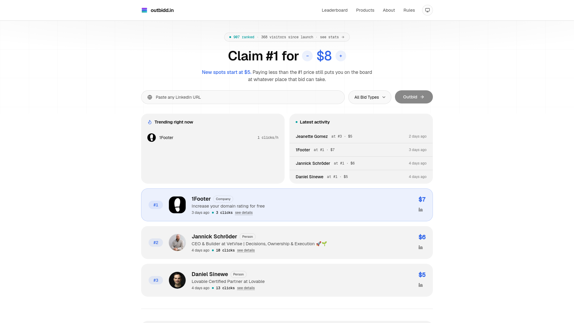 outbidd.in Open Graph preview