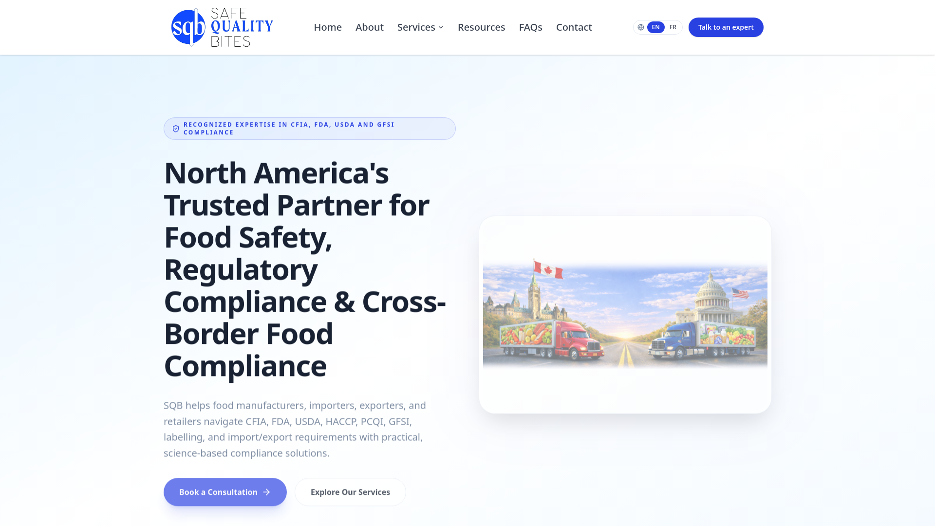 Safe Quality Bites — North American Food Compliance Experts