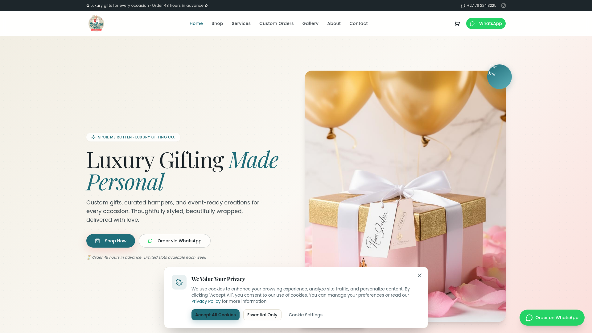 Spoil U Rotten Spoil Me Rotten | Luxury Gifting Made Personal