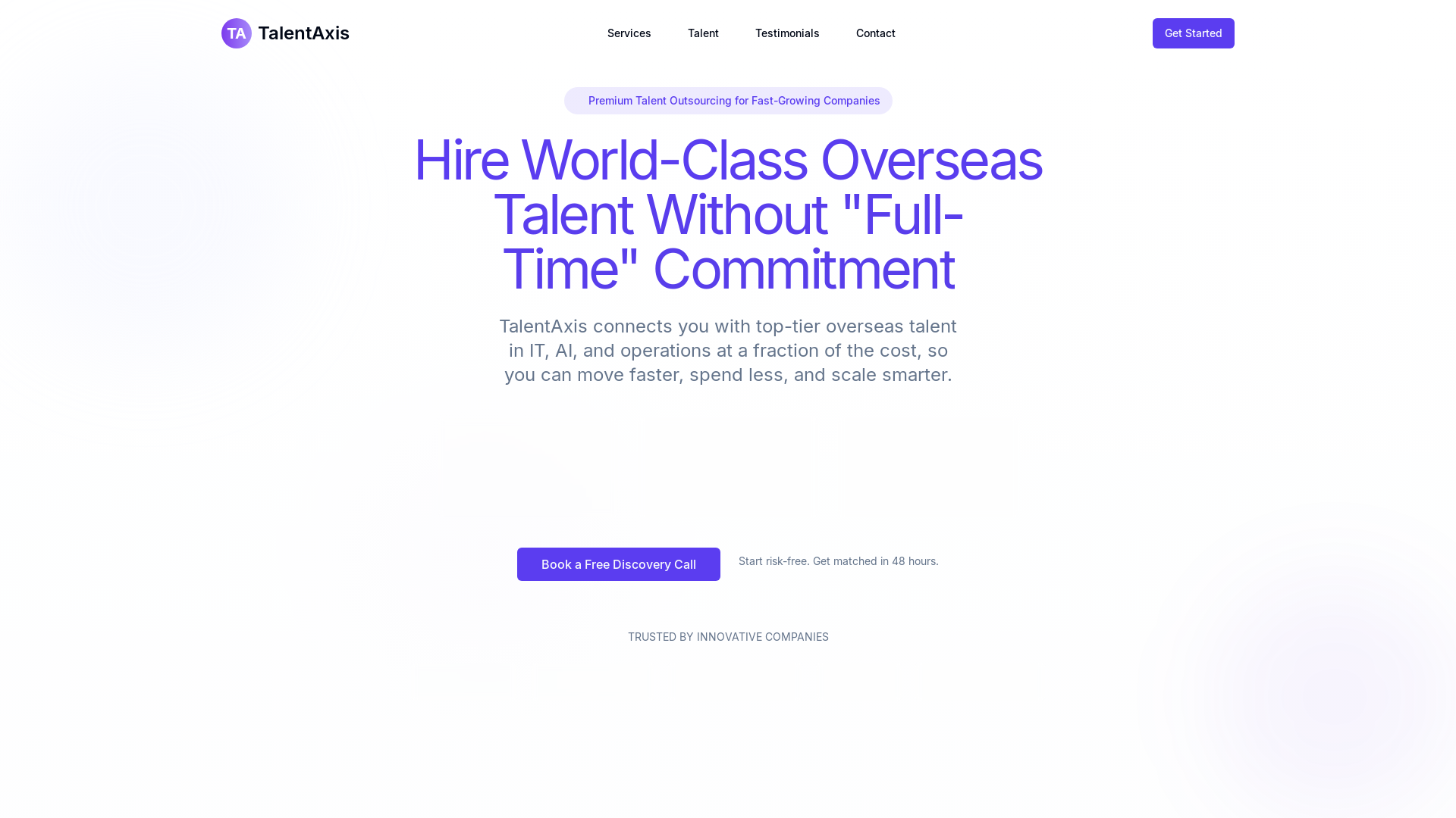 Professional Talent Solution & Consulting Website Platform