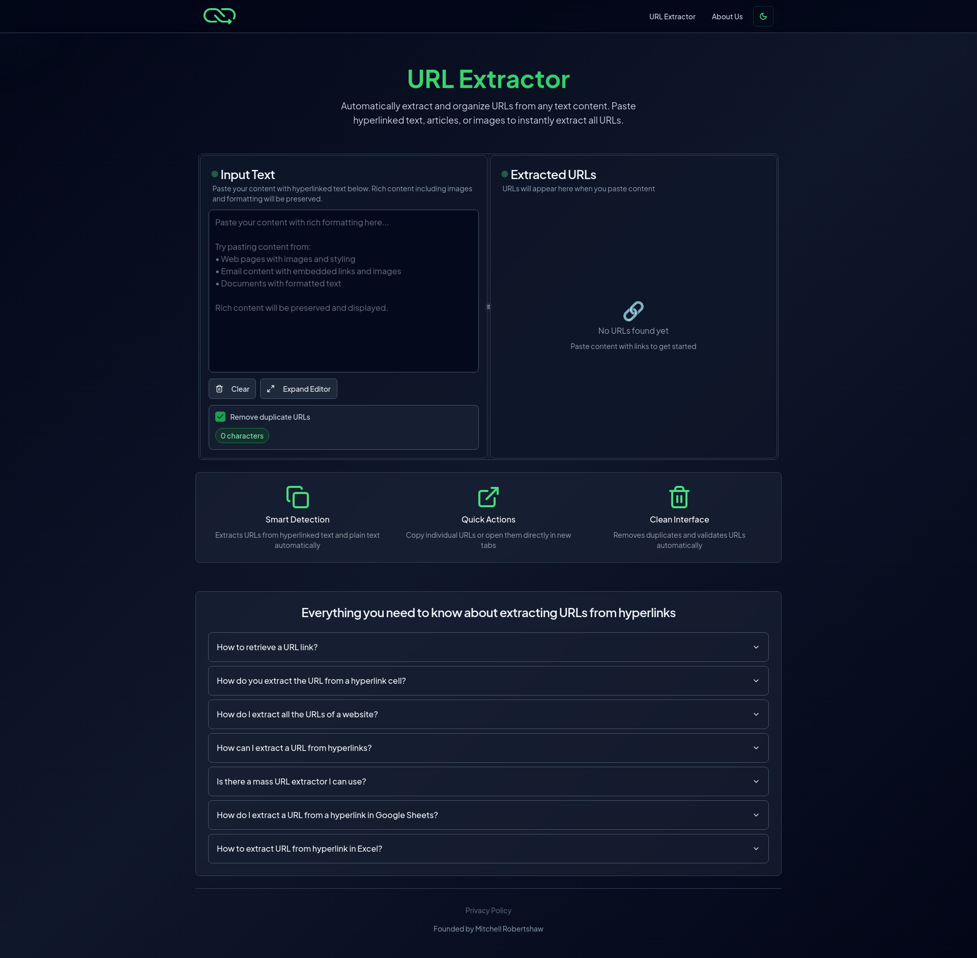 URL Extractor | Extract URLs From Text and Hyperlinks