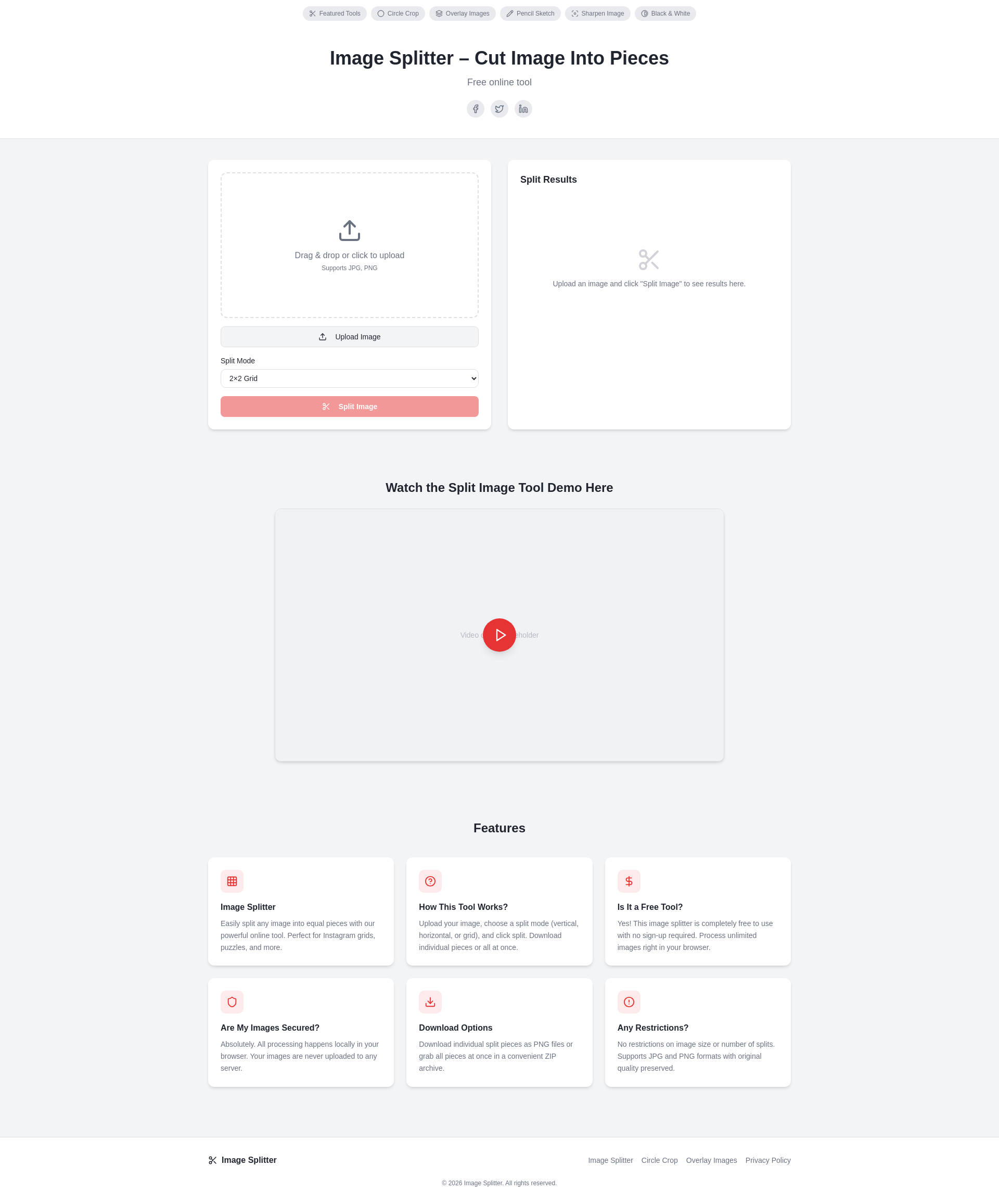 Split Image Online Free – Image Splitter to Cut Image Horizontally or ...