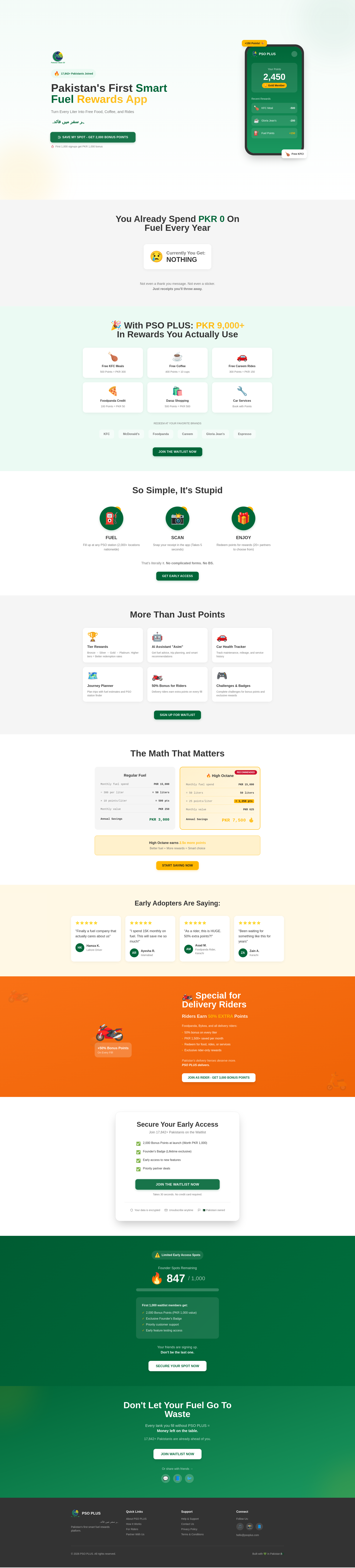 PSO PLUS - Pakistan's First Fuel Rewards App | Join Waitlist