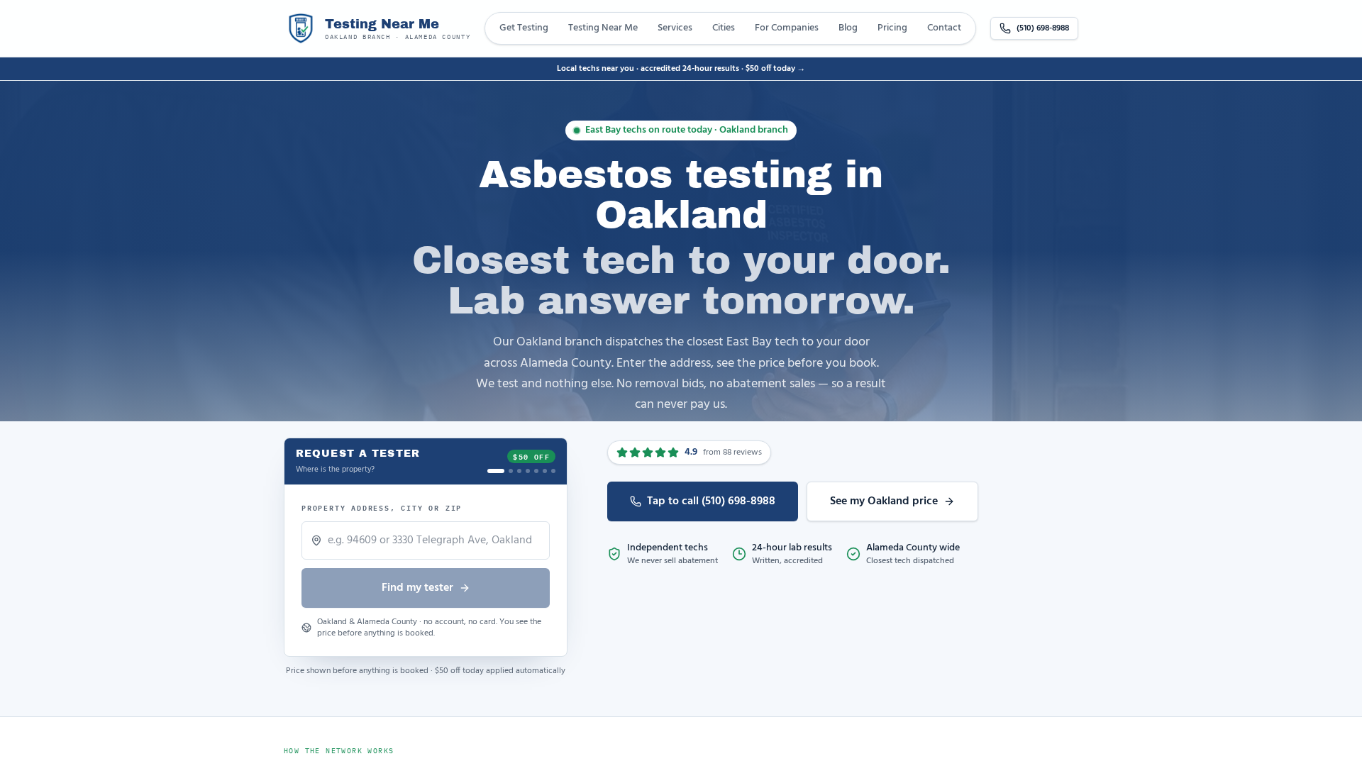 Asbestos Testing Oakland
