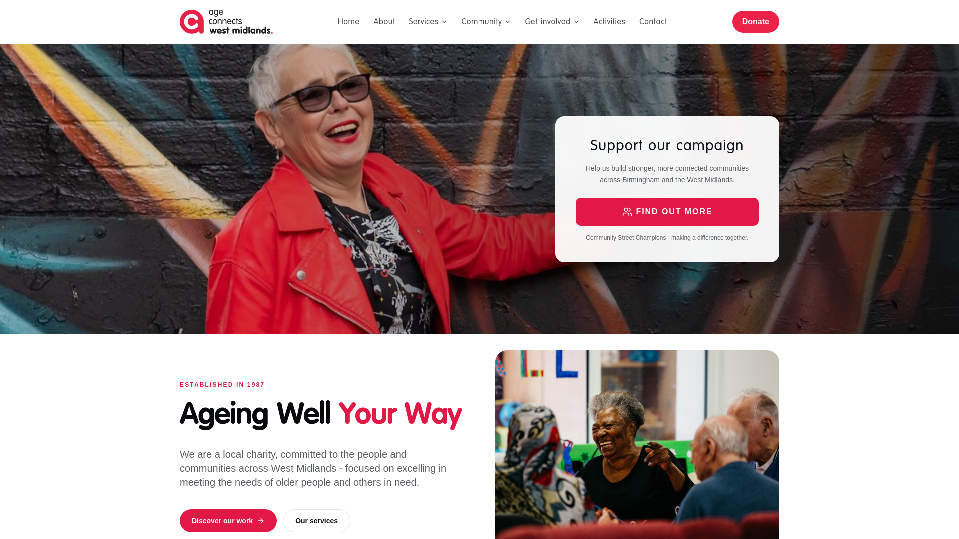 Age Connects West Midlands in Sutton Coldfield