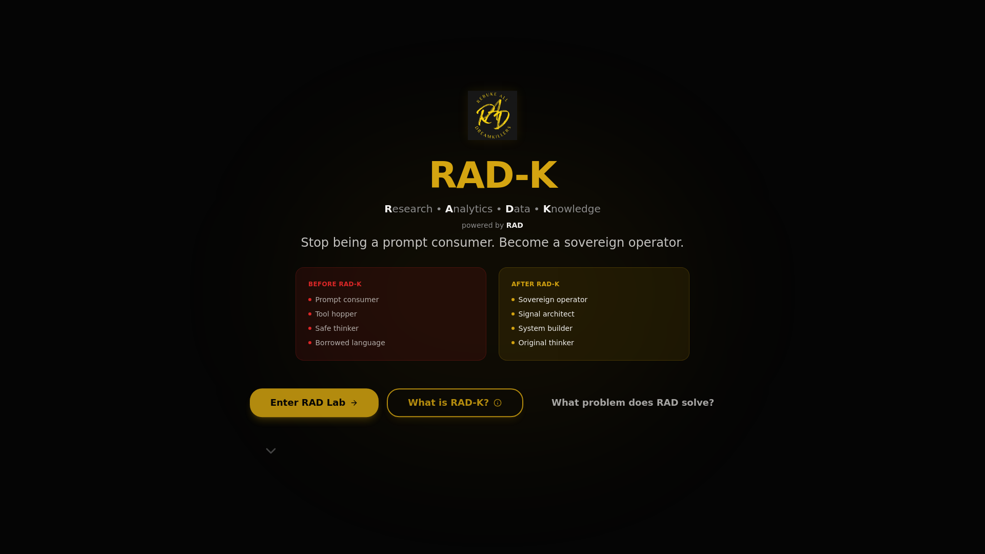 RAD-K | Research, Analytics, Data, Knowledge