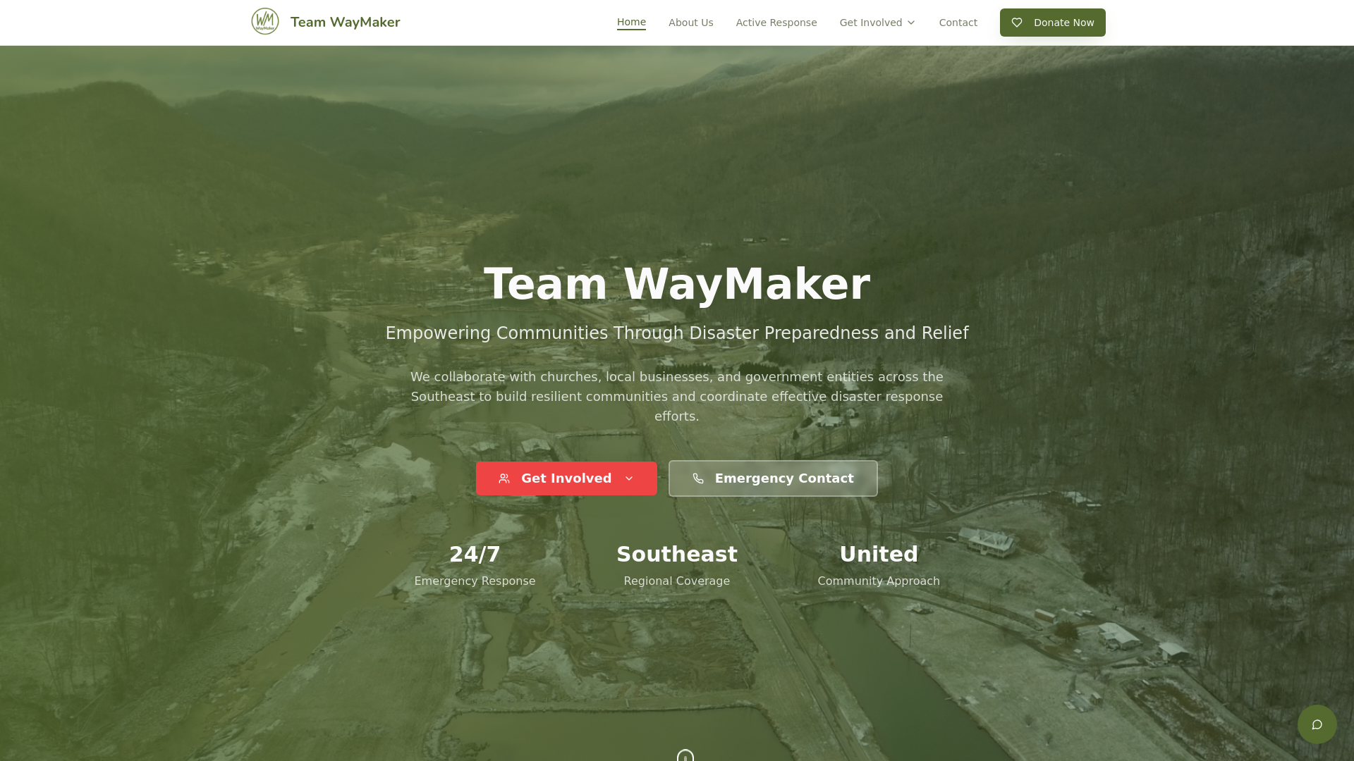 Team WayMaker - Disaster Relief & Community Preparedness