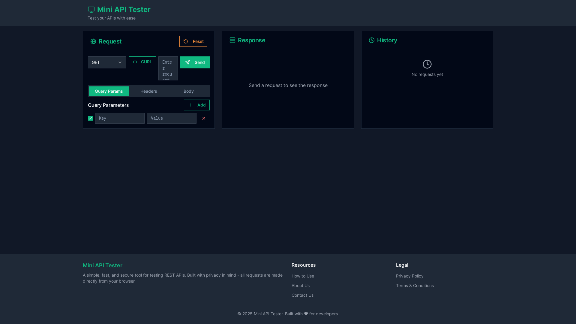 Professional API Testing & Debugging Platform