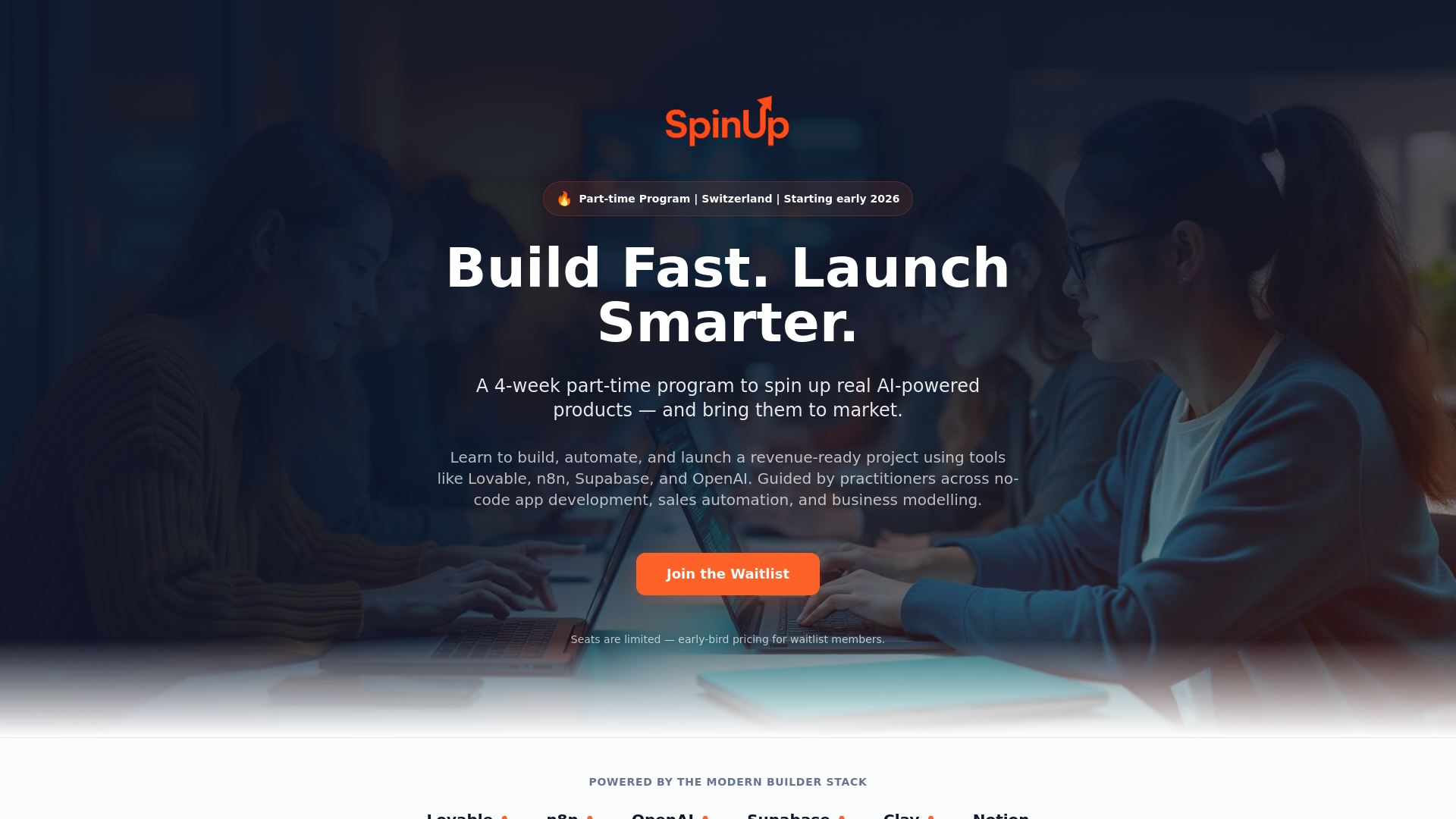 SpinUp — Build Fast. Launch Smarter.