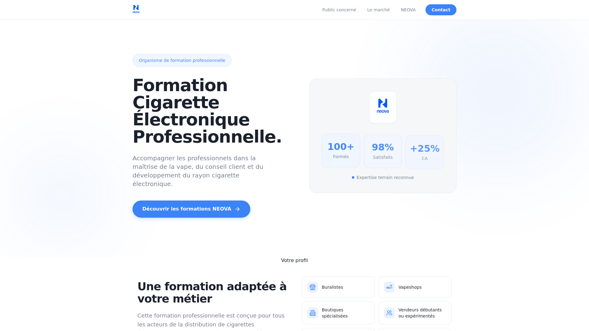 Formation Cigarette lectronique | Buralistes & Vapeshops | NEOVA Formation Cigarette lectronique | Buralistes & Vapeshops | NEOVA