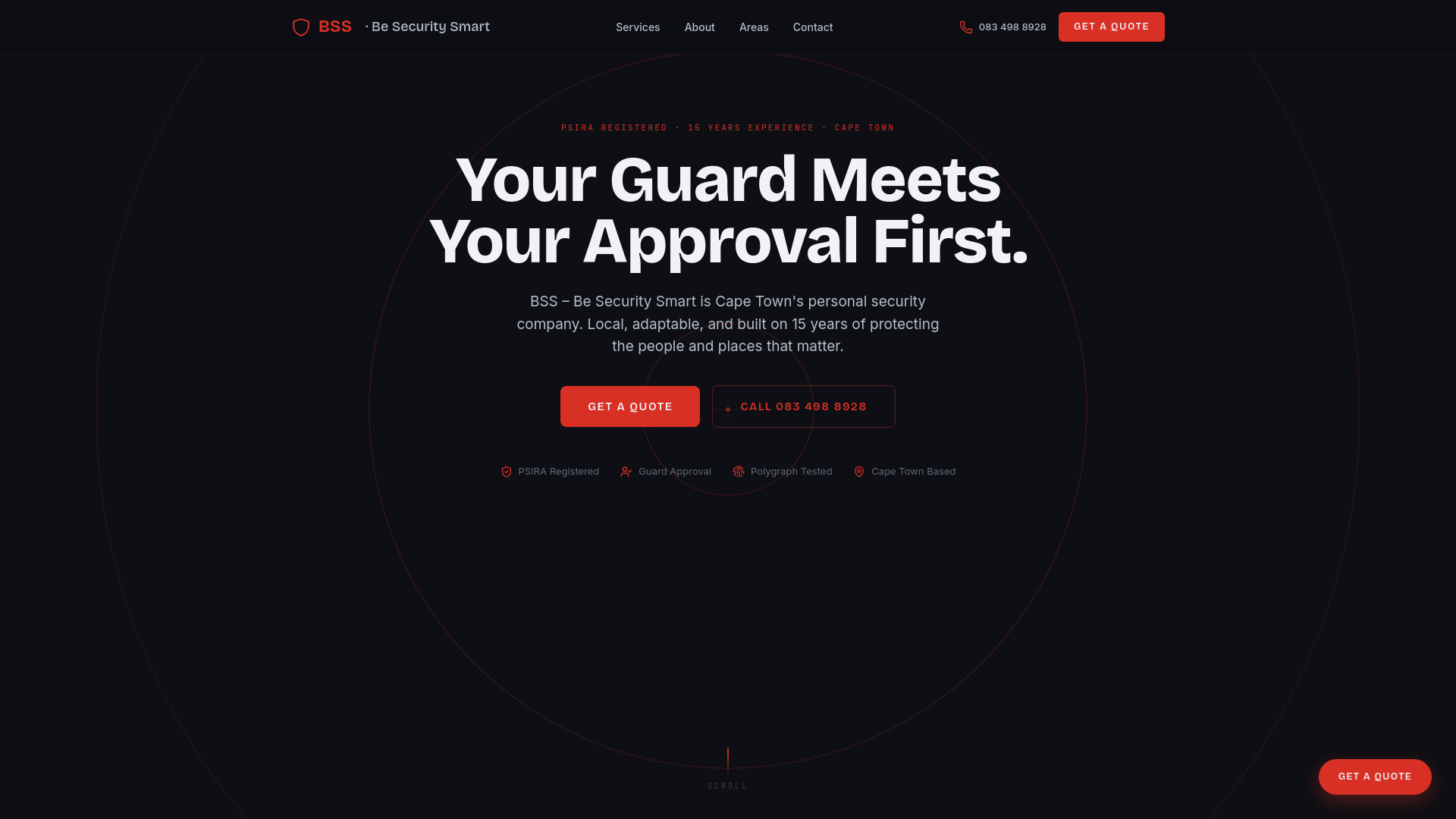 BSS – Be Security Smart | Cape Town Security Company