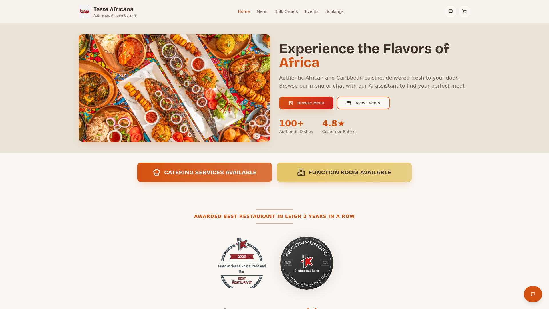 Taste Africana Restaurant and Bar