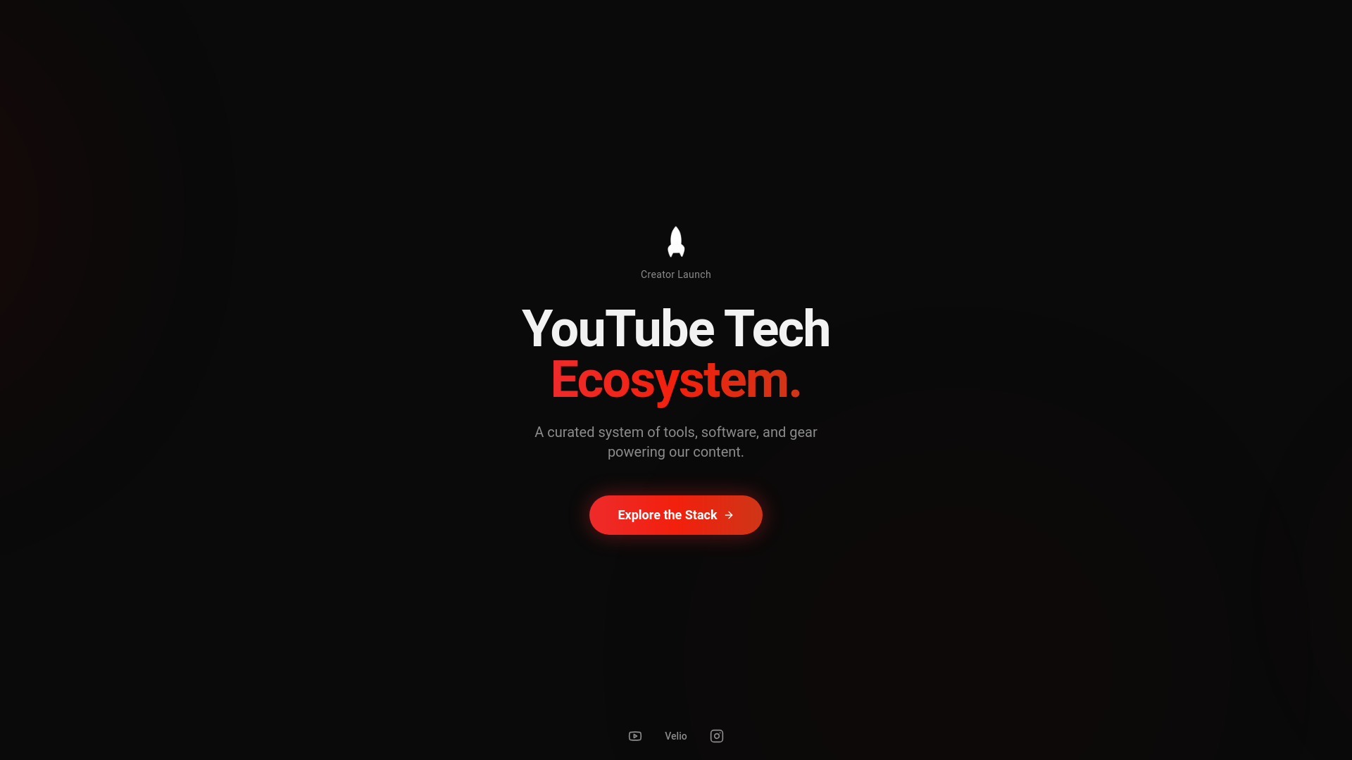 YouTube Tech Stack & Gear List | Creator Launch