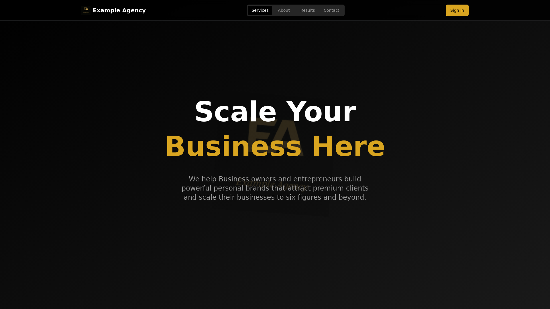 Example Agency