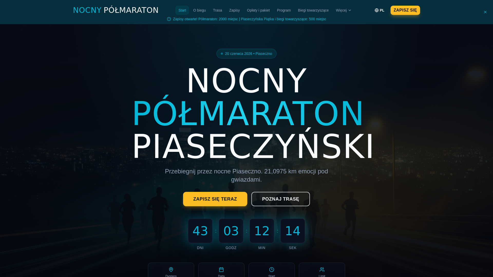 Nocny półmaraton piaseczyński