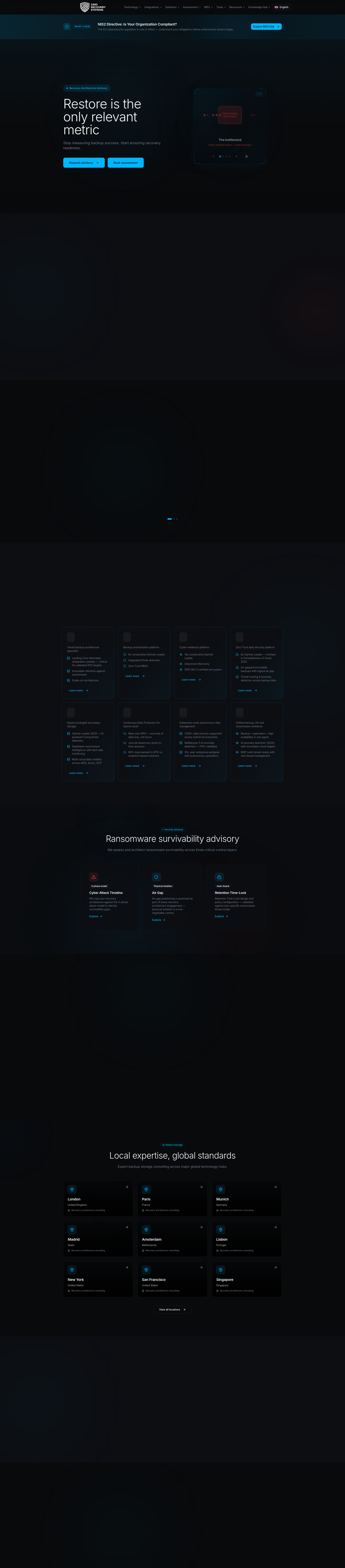 High availability in backup storage: beyond RAID | Grid Recovery Systems