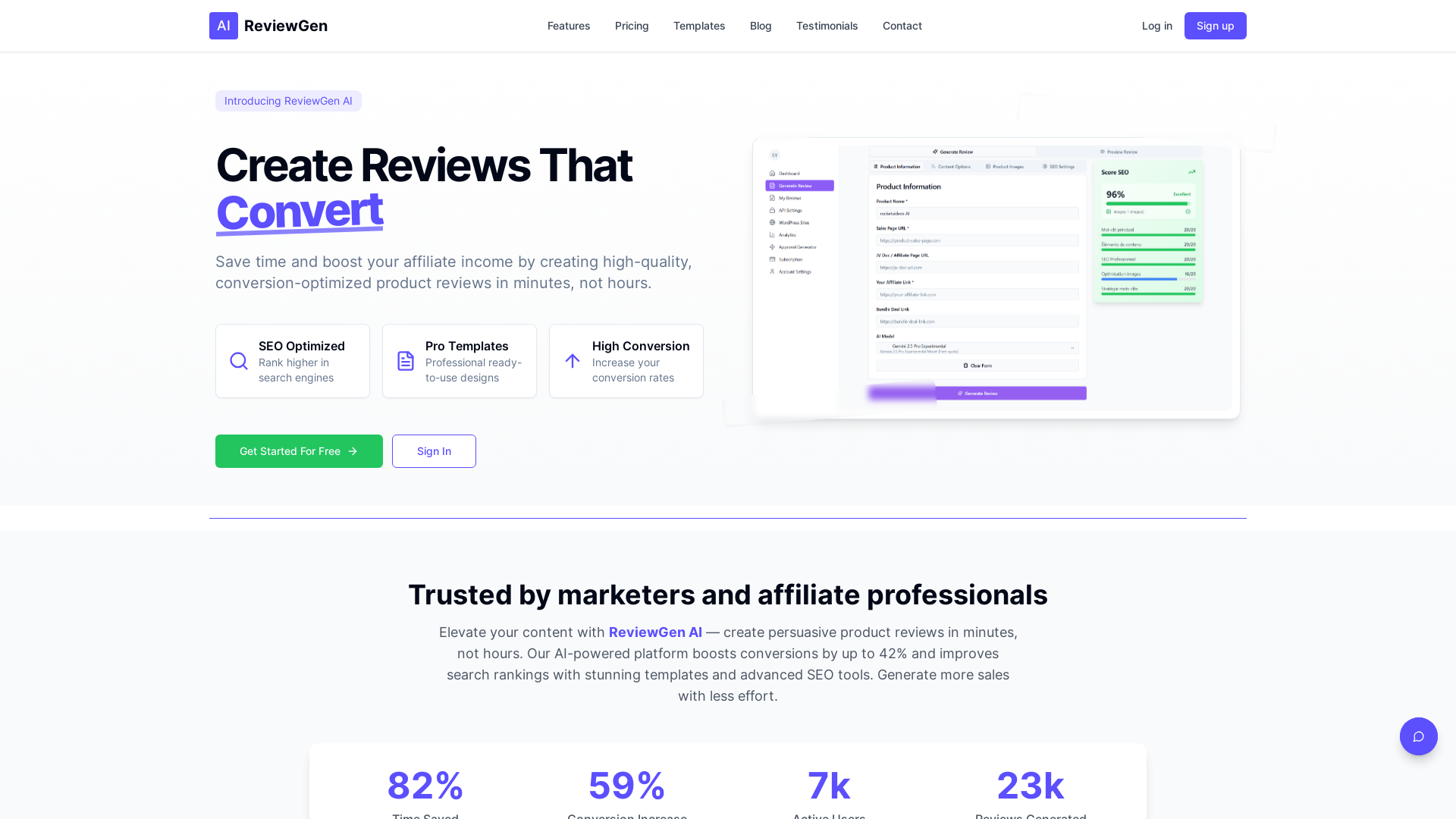 Modern Ai-powered Product Review Generation Platform