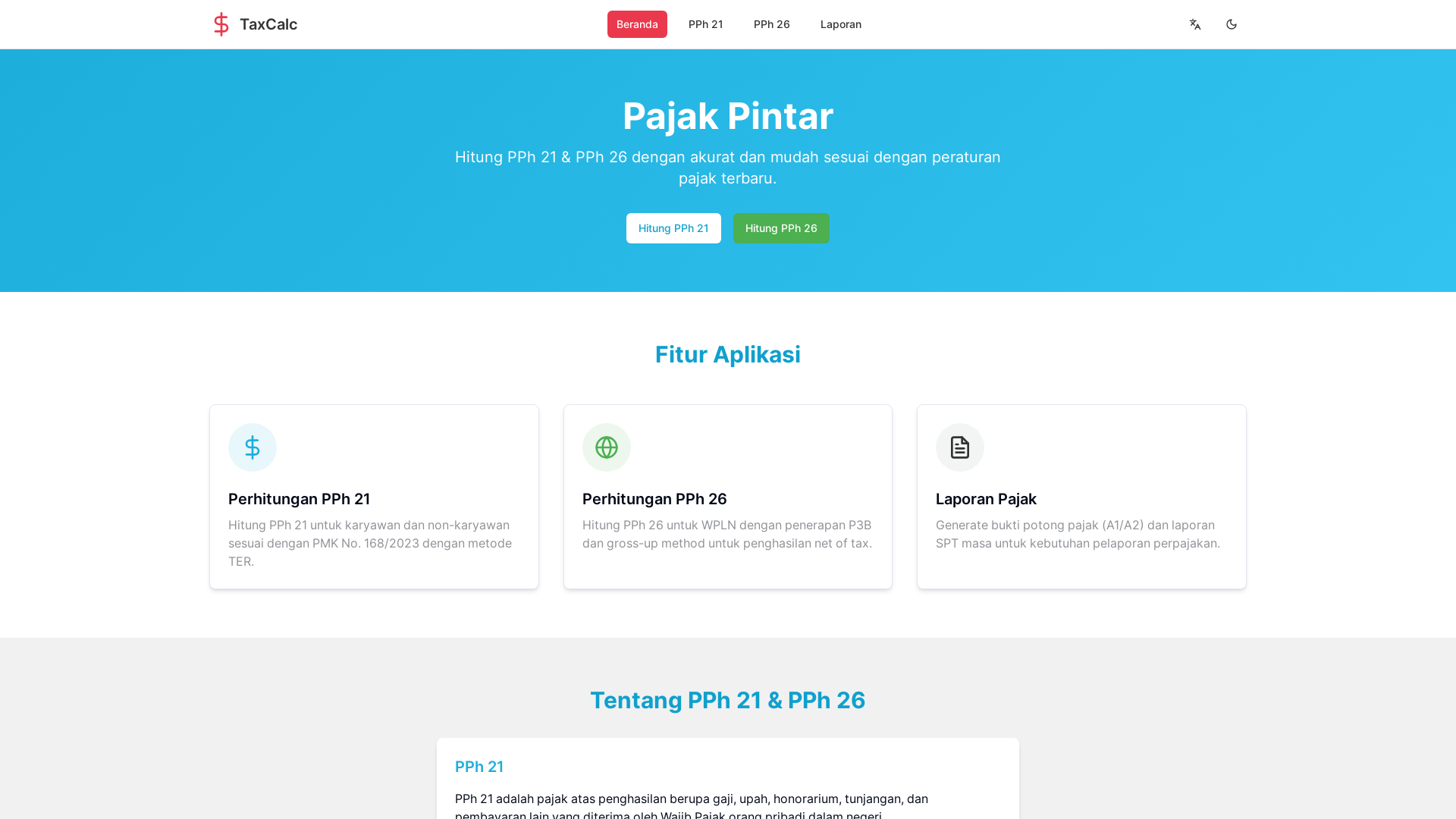 Professional Income Tax Calculator Platform
