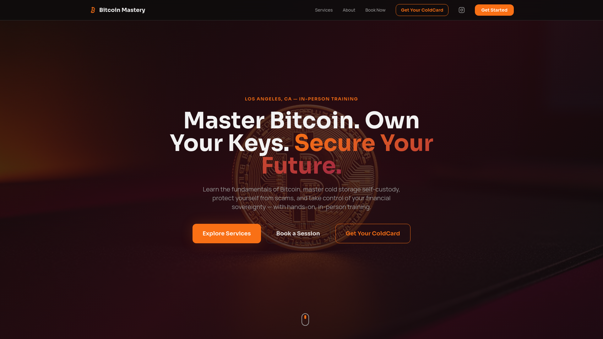 Bitcoin Mastery — In-Person Bitcoin Education in LA