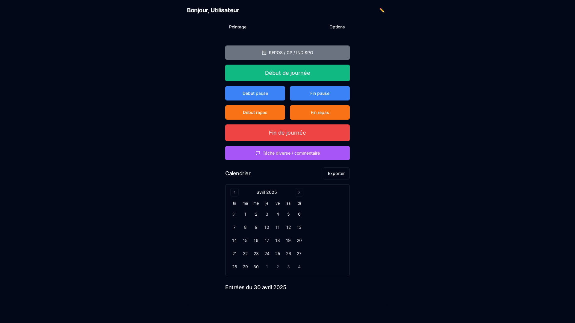 Professional Employee Time & Attendance Platform