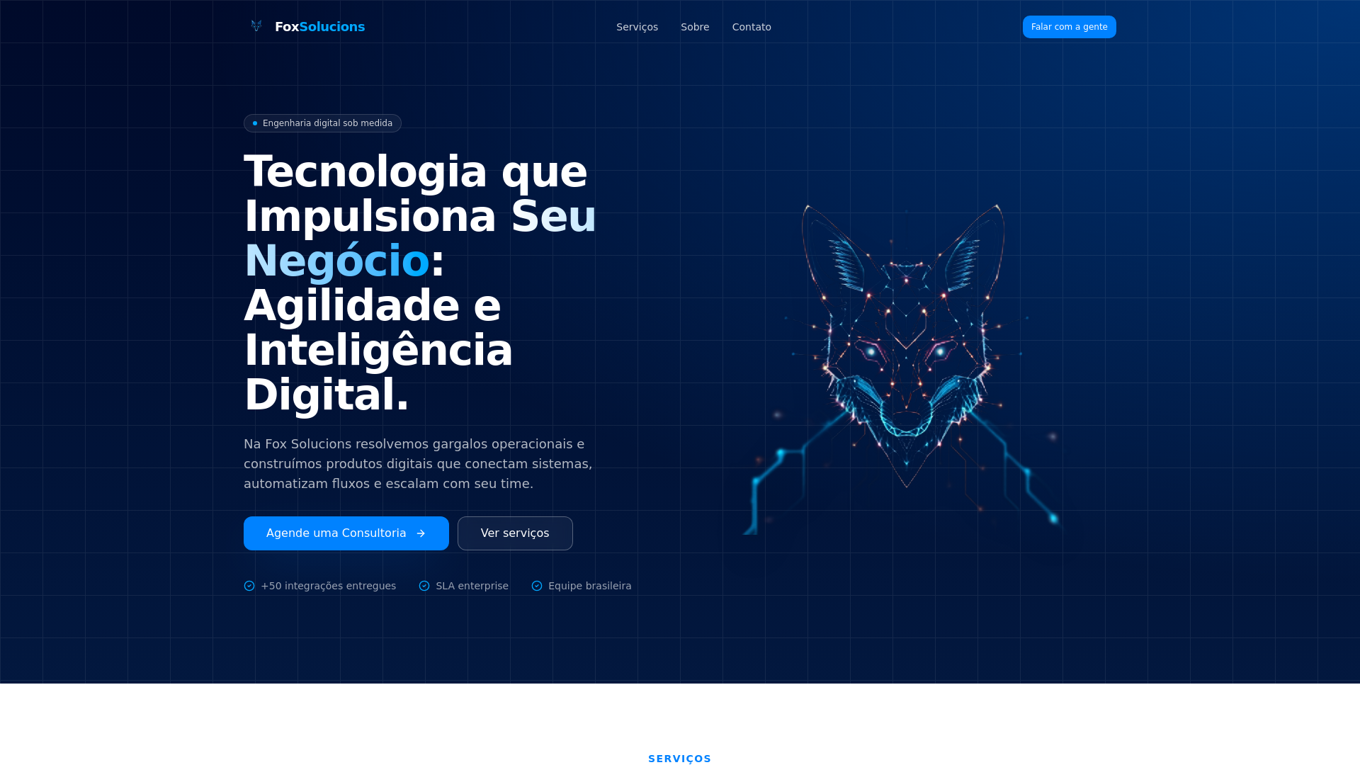 Fox Solutions — Tecnologia que Impulsiona Seu Negócio