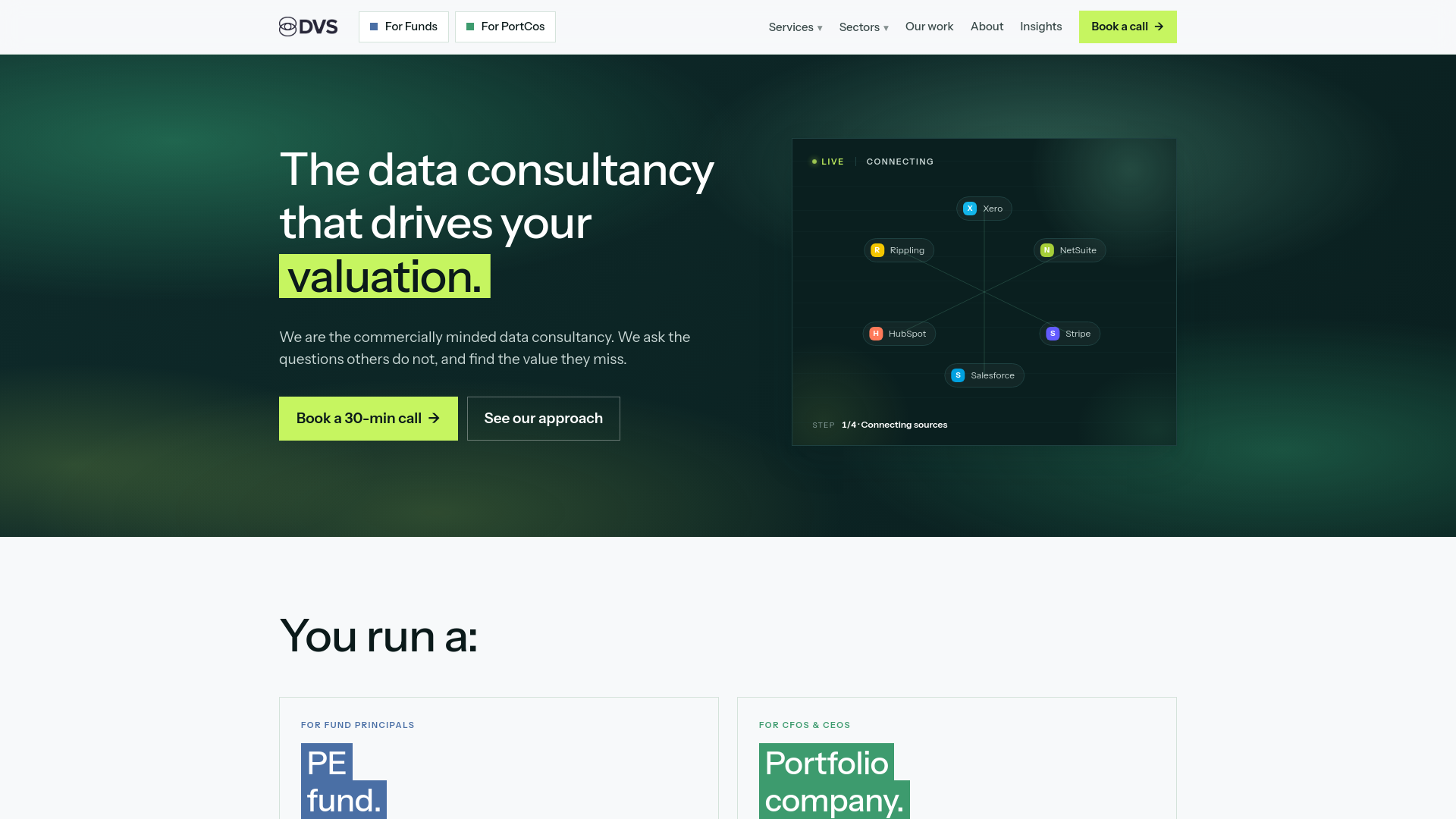 DVS — The data consultancy that drives valuation