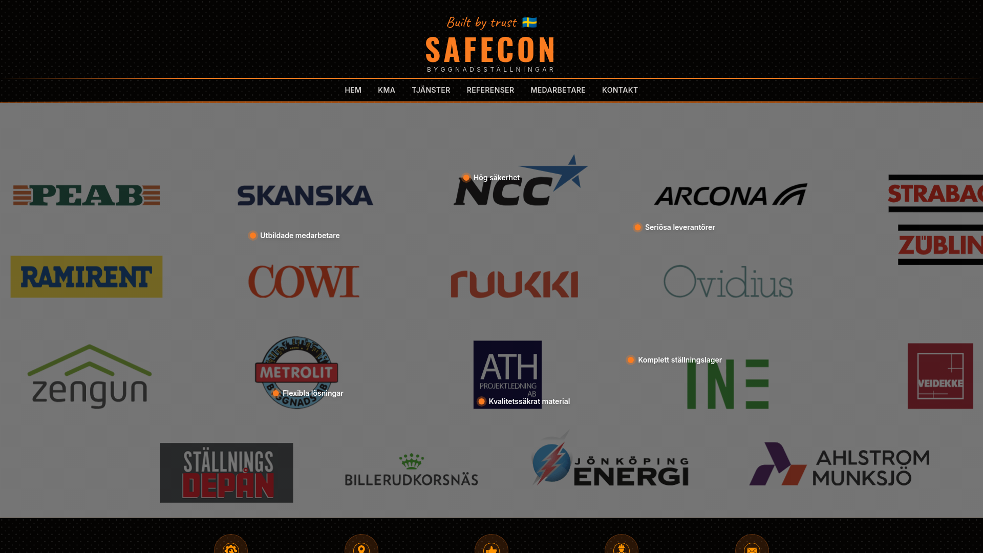 Safecon Byggnadsställningar Aktiebolag logotyp