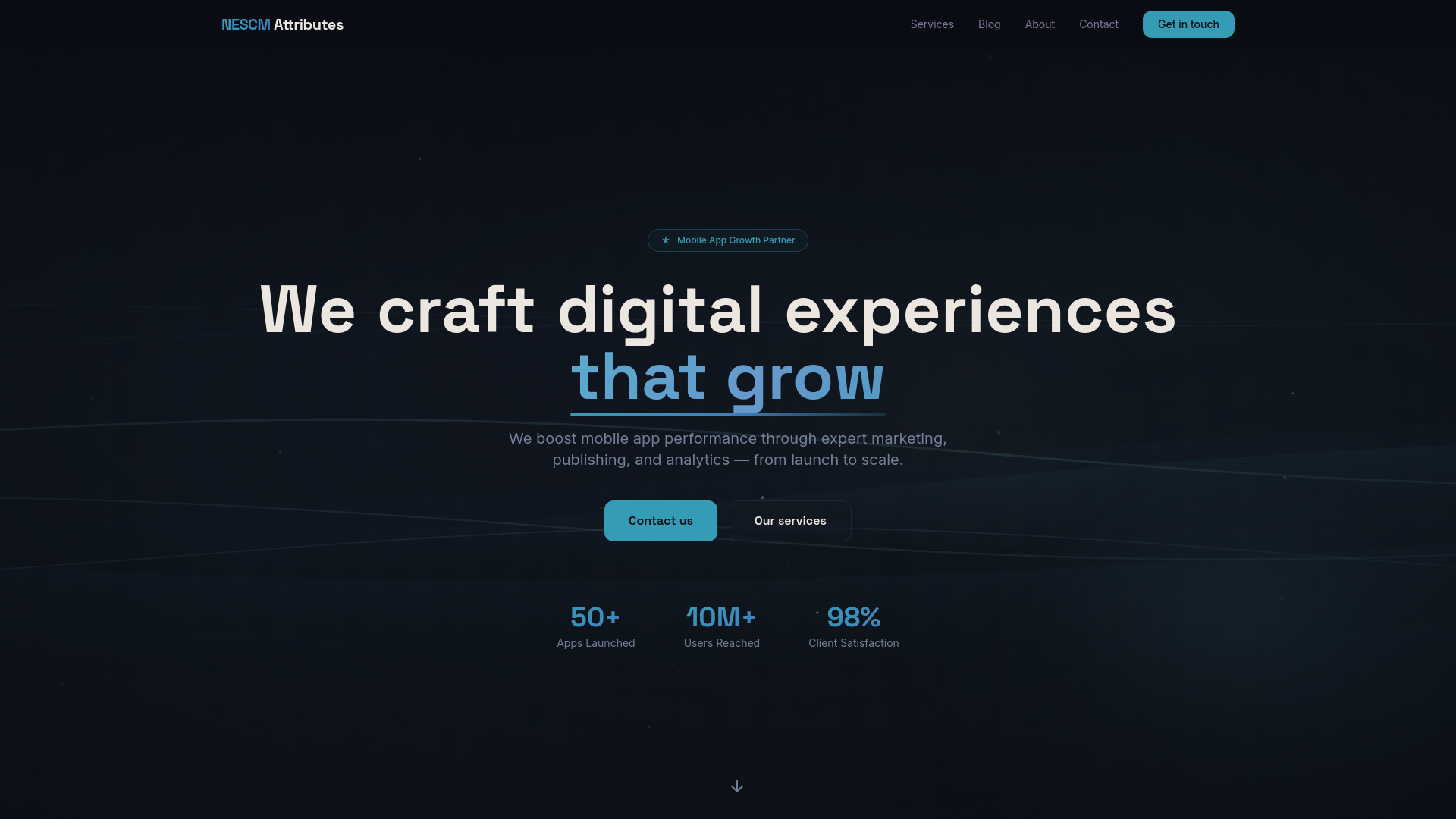 Nescm Attributes | Mobile App Development & Marketing Agency