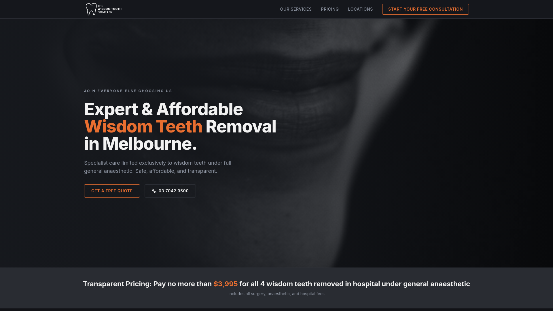 The Wisdom Tooth Company — Expert Wisdom Teeth Removal