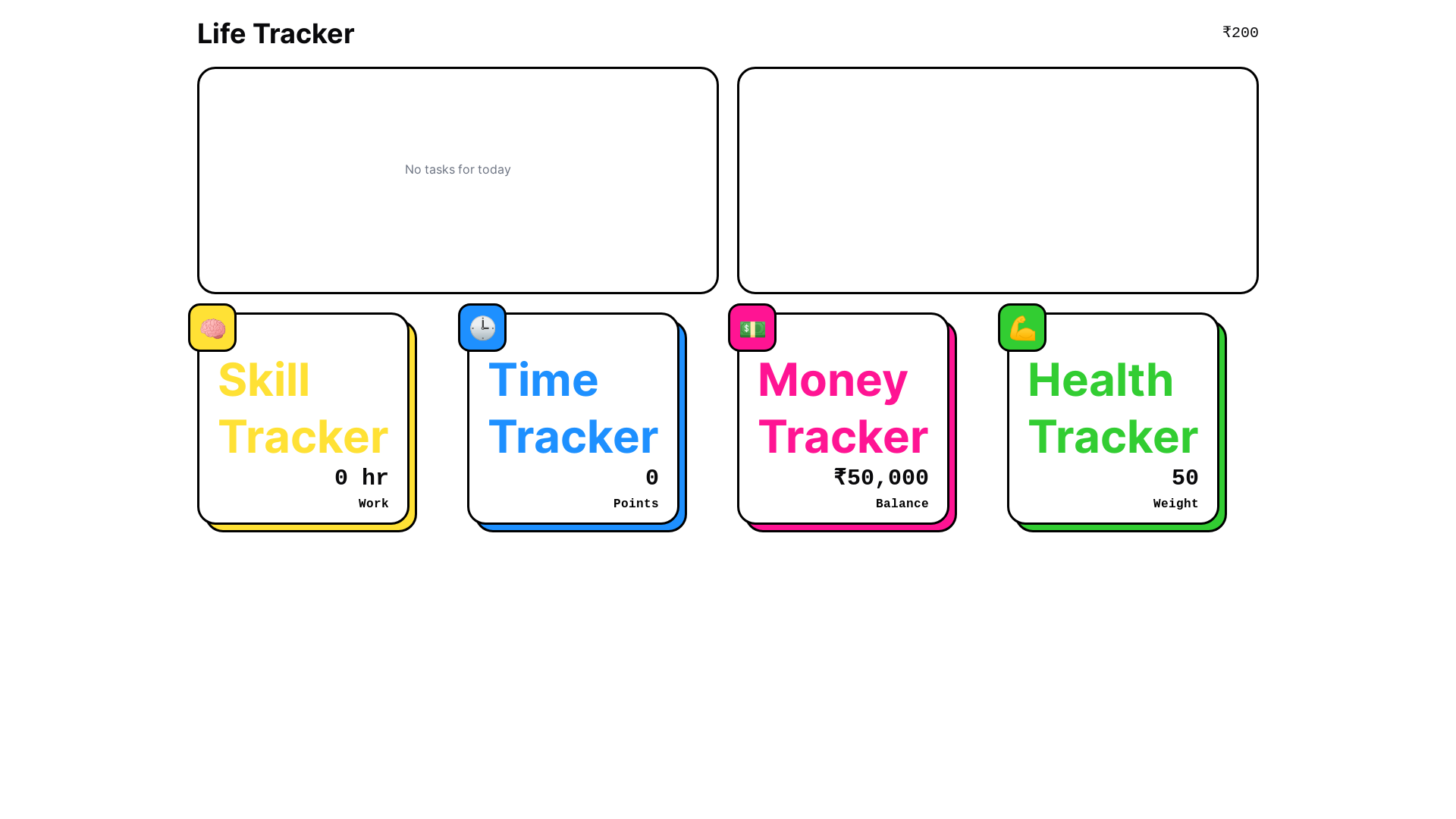 Modern Life Tracker Platform