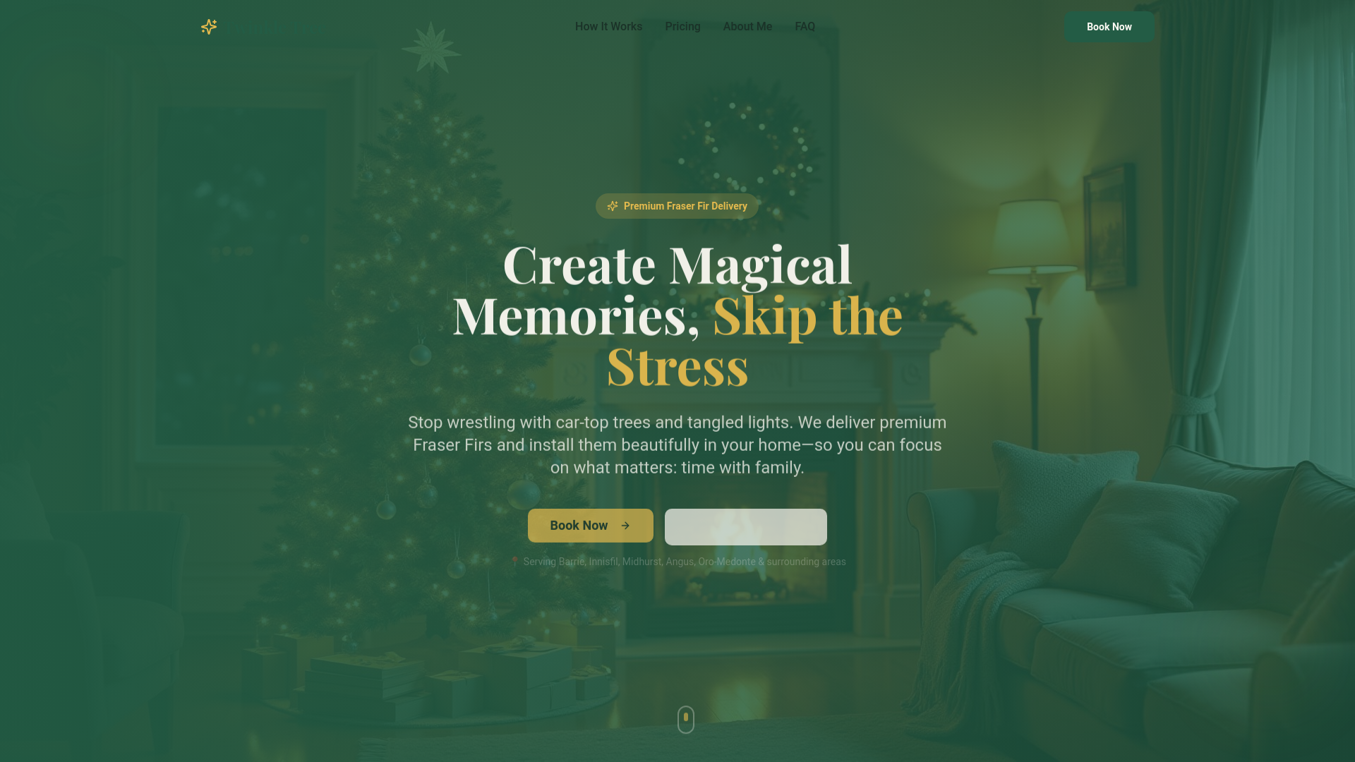 Twinkle Tree Installation Twinkle Tree - Premium Fraser Fir Christmas Trees Delivered ...
